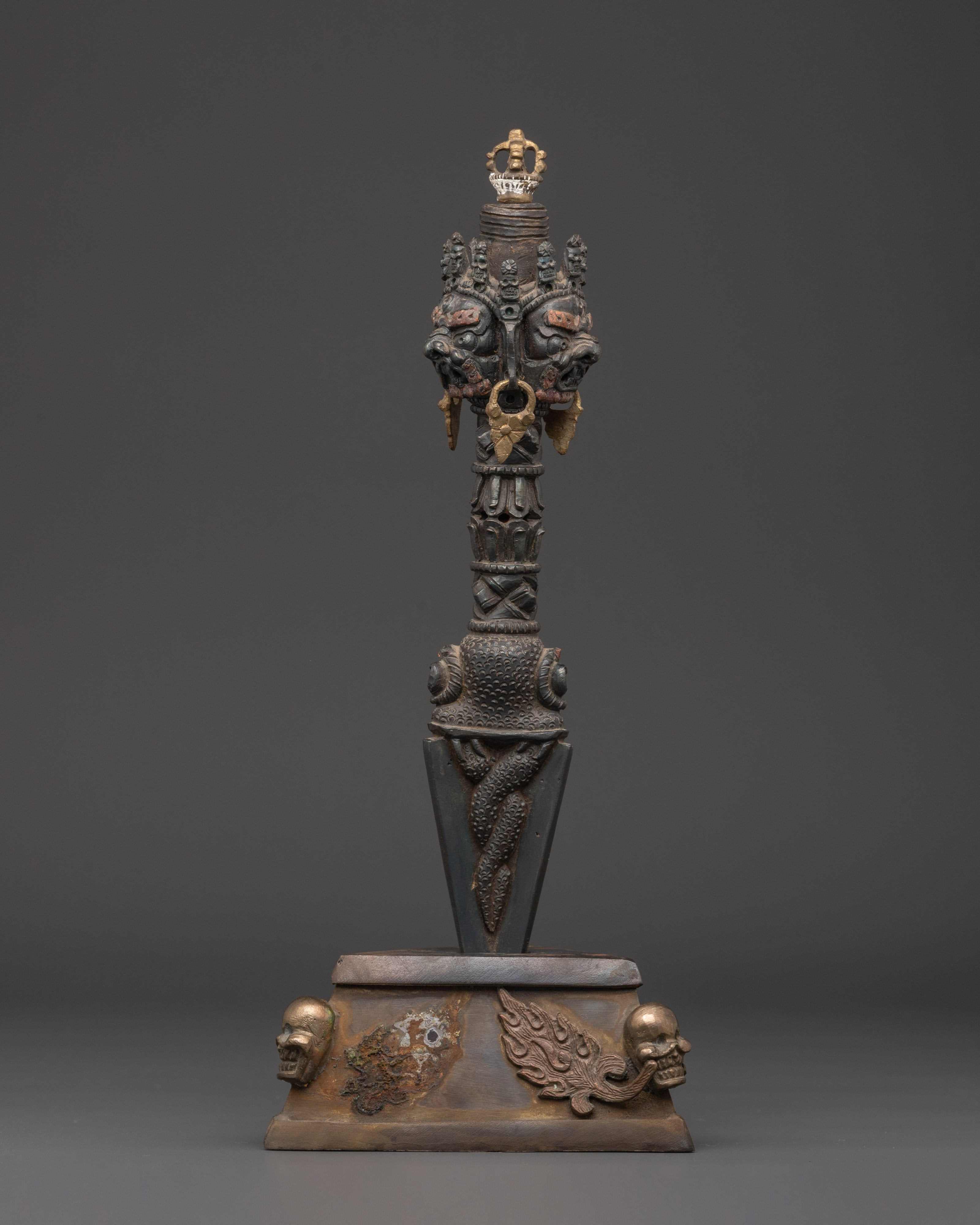 Handcrafted Himalayan Tantric Dagger | Spiritual Ritual Tool