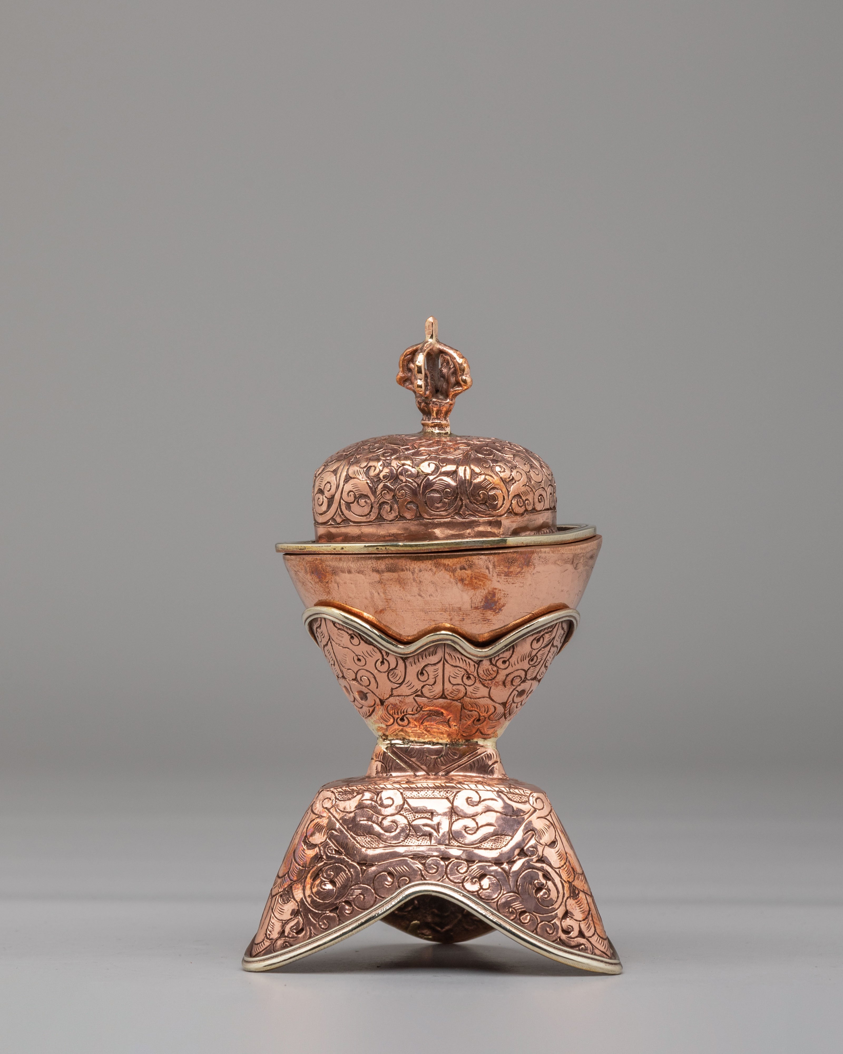 Spiritual Kapala Skull Cup | Tibetan Ritual Offering Bowl
