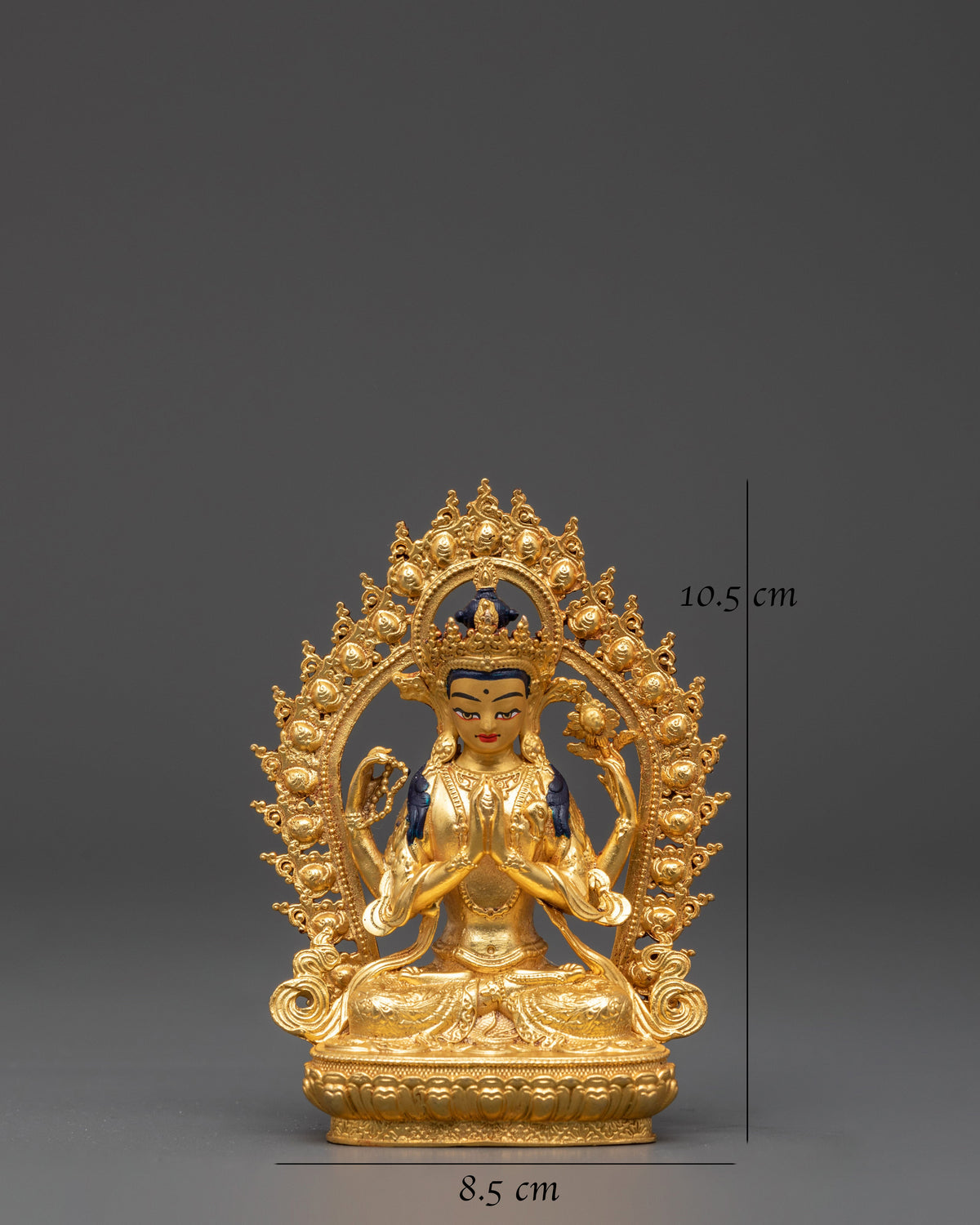 Sacred Bodhisattva Chenrezig Figurine | Symbol of Compassion & Mindfulness