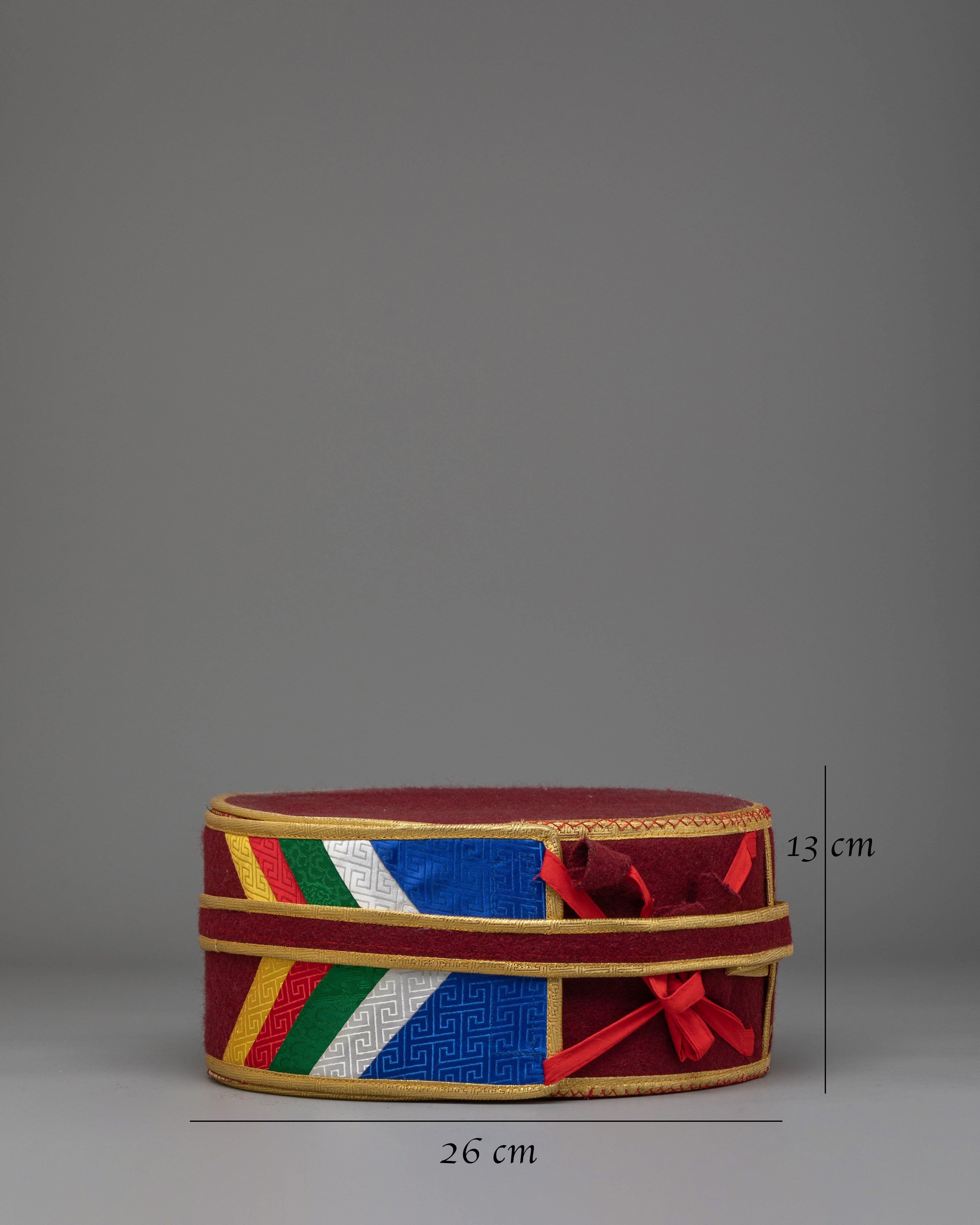 Buddhist Ritual Damaru Cover | Traditional Buddhist Drum Protector Case