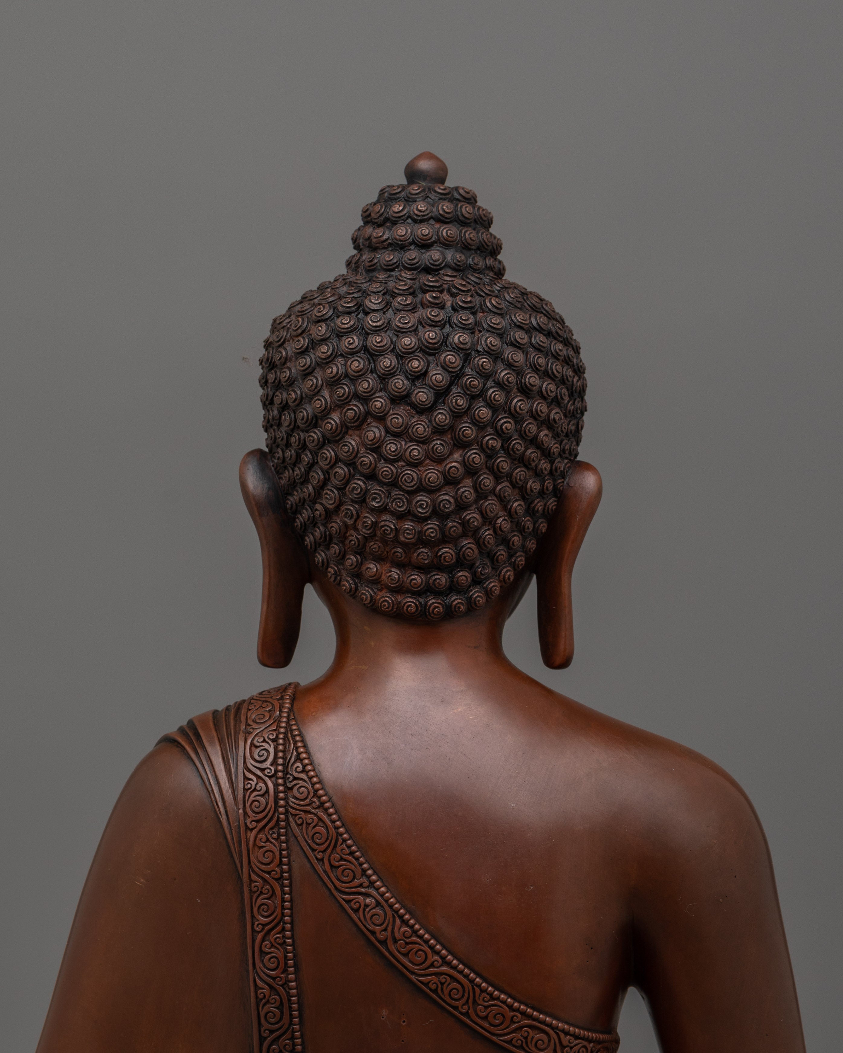 Amitabha Buddha Oxidized Copper Statue | Handcrafted Meditation Deity