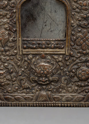 Traditional Tibetan Copper Ghau | Sacred Prayer Box for Protection & Spiritual Growth
