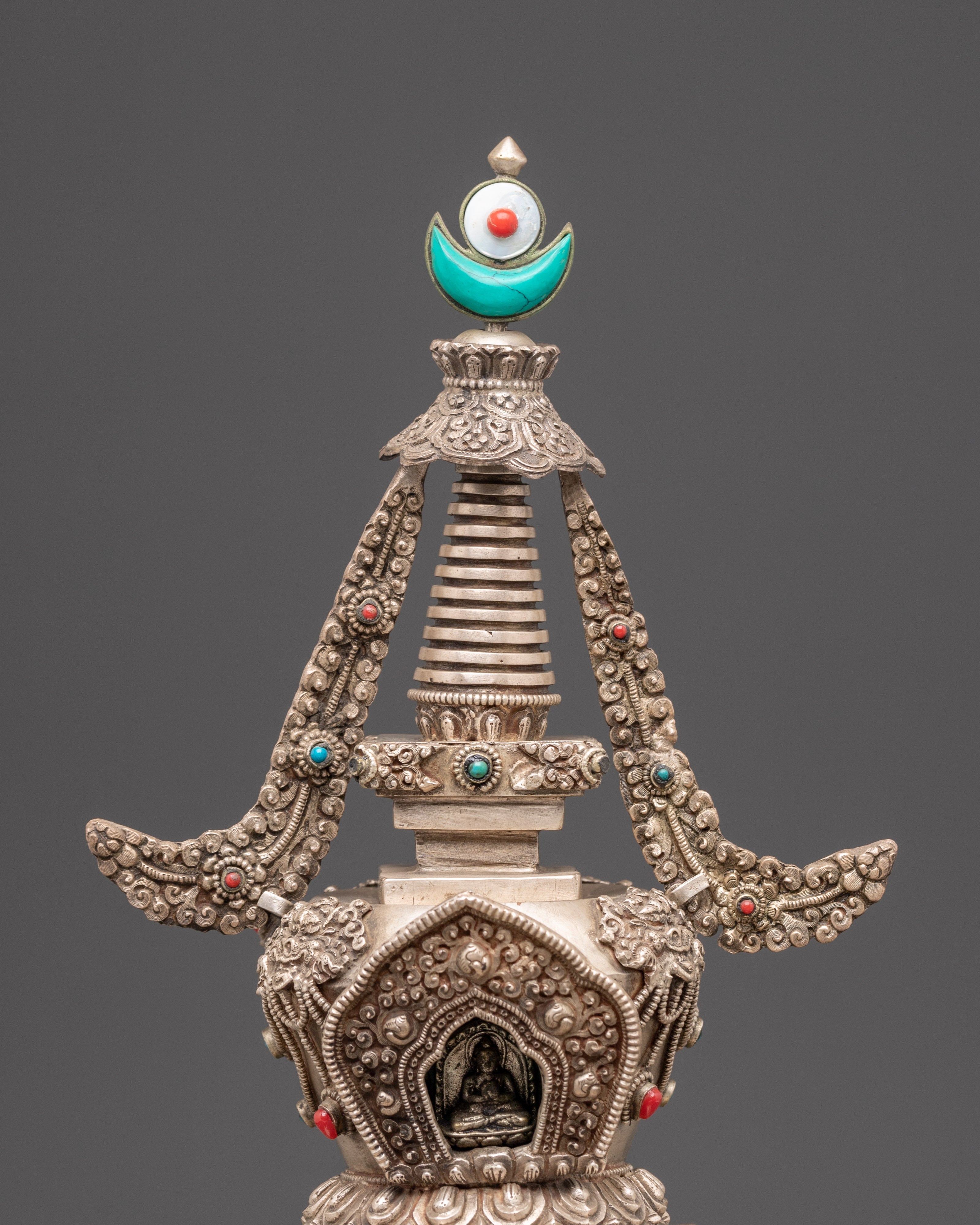 Handmade Stupa for Buddhist Ritual | Symbol of Enlightenment