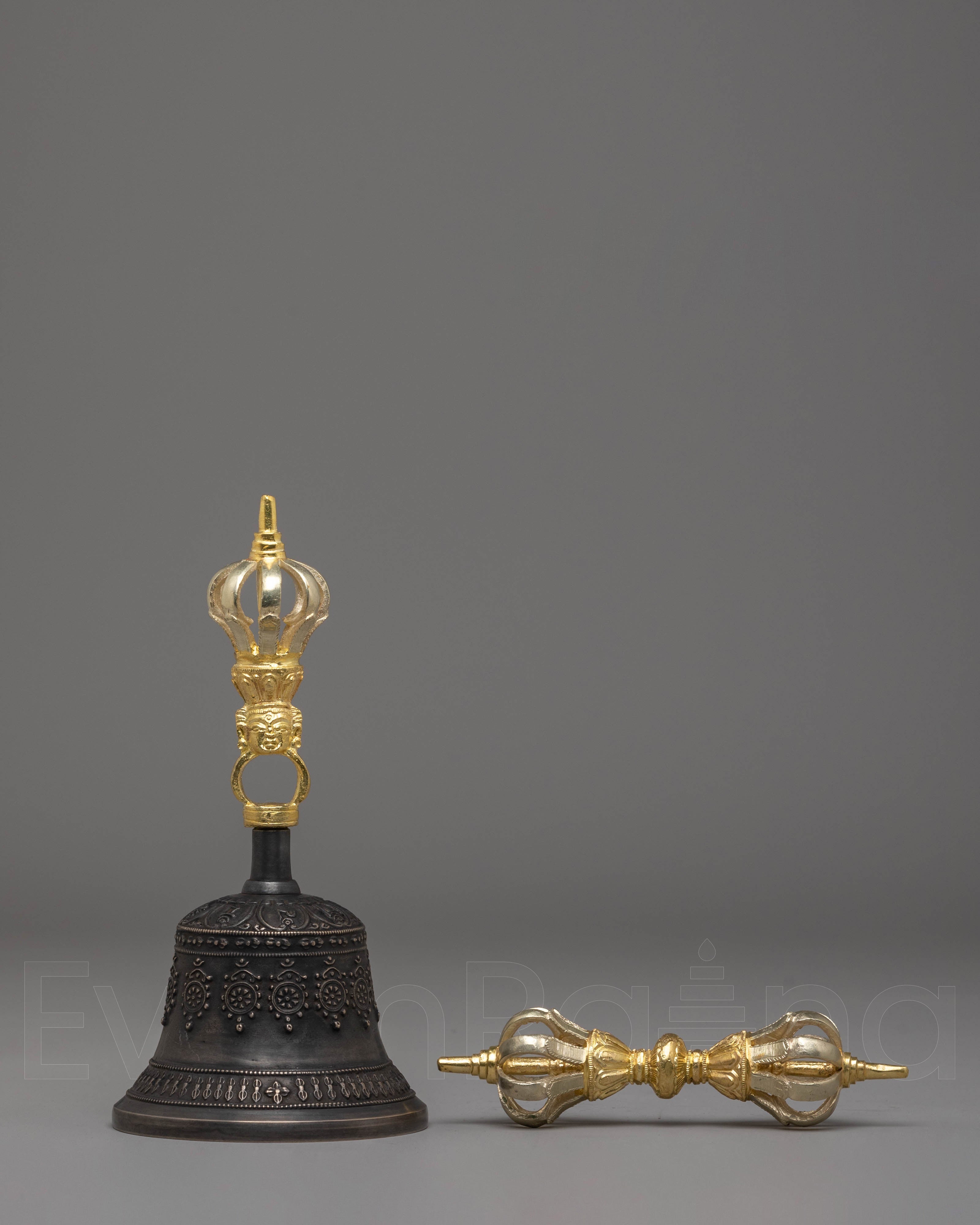 Sacred Traditional Bell and Vajra Set