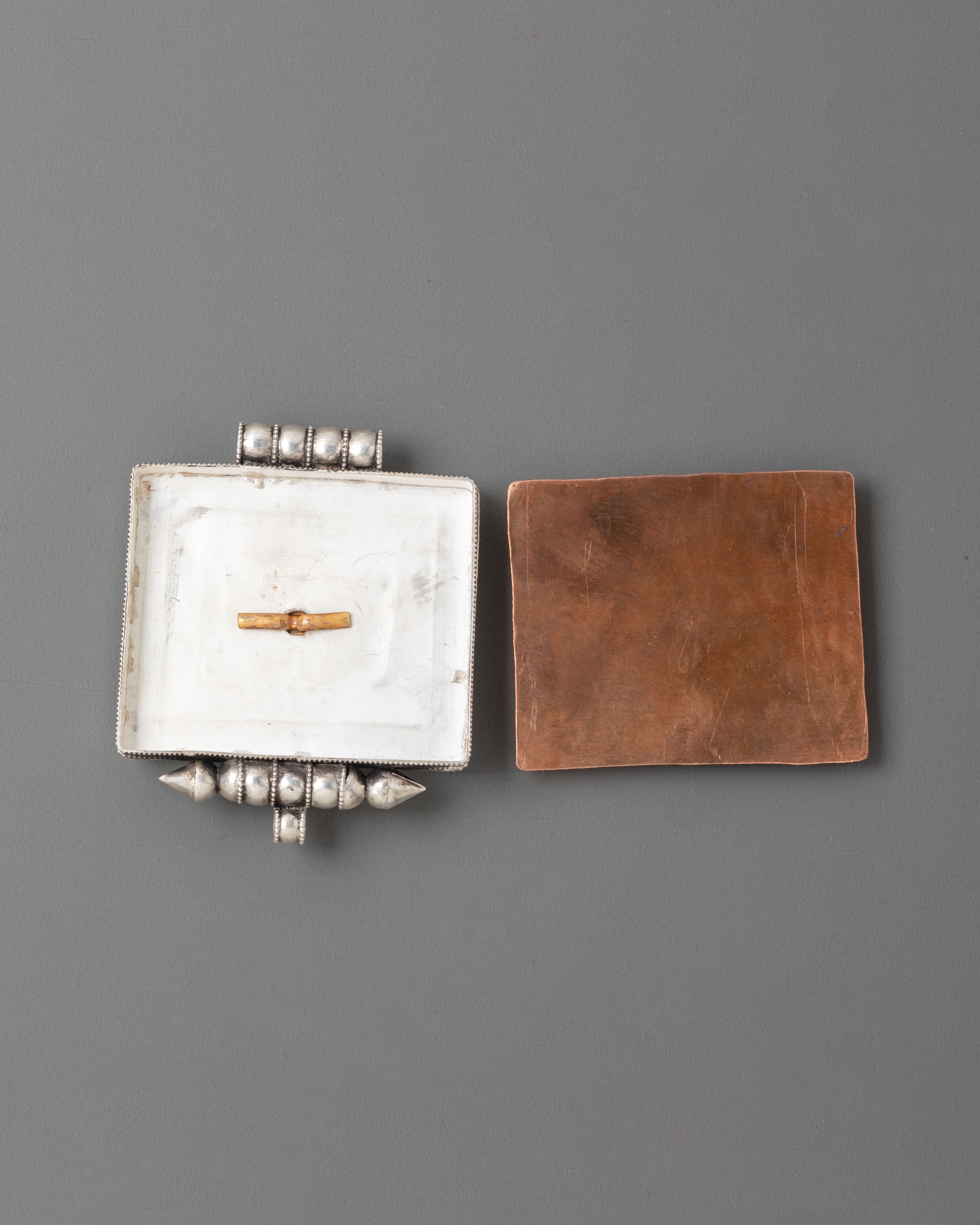 Sacred Tibetan Treasure Vase Ghau Box Locket | Sacred Bumpa Prayer Amulet