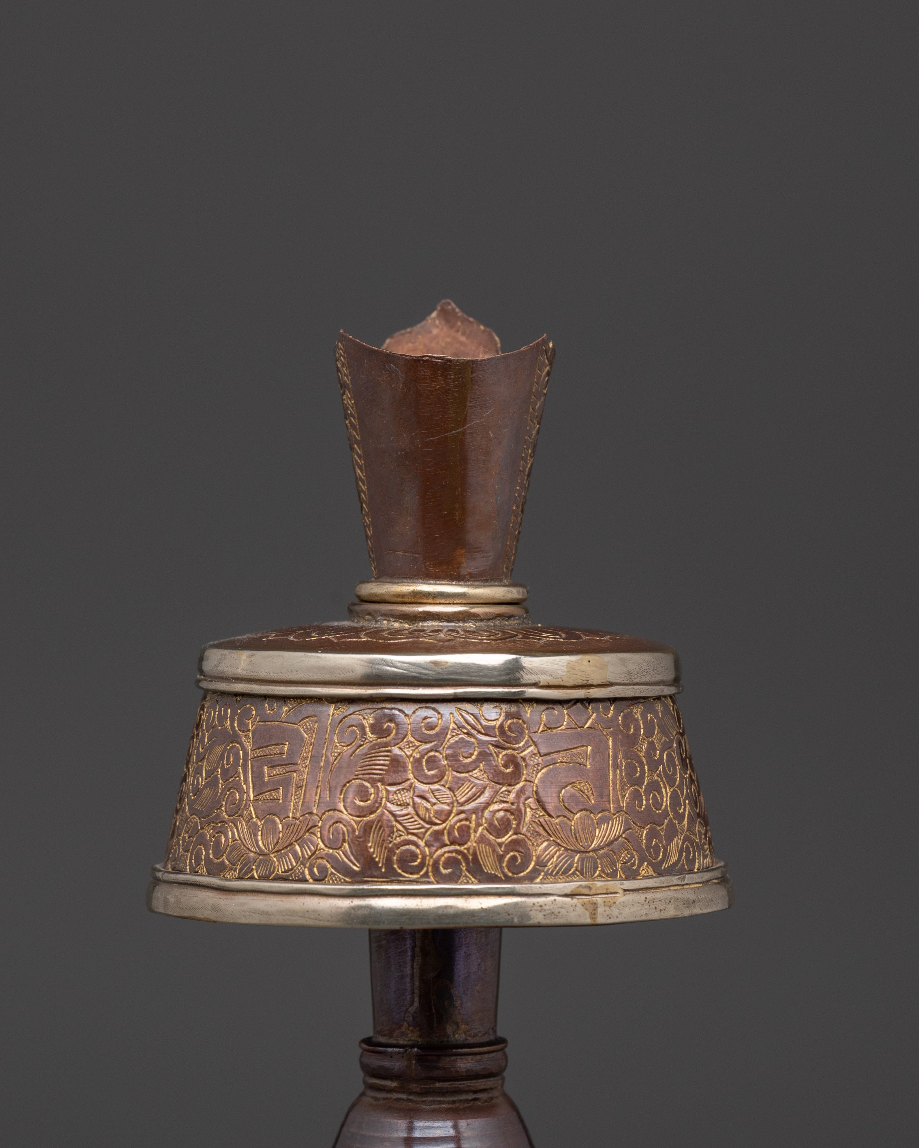 Buddhist Purification Bumpa Vase | Tibetan Ritual Copper Vessel