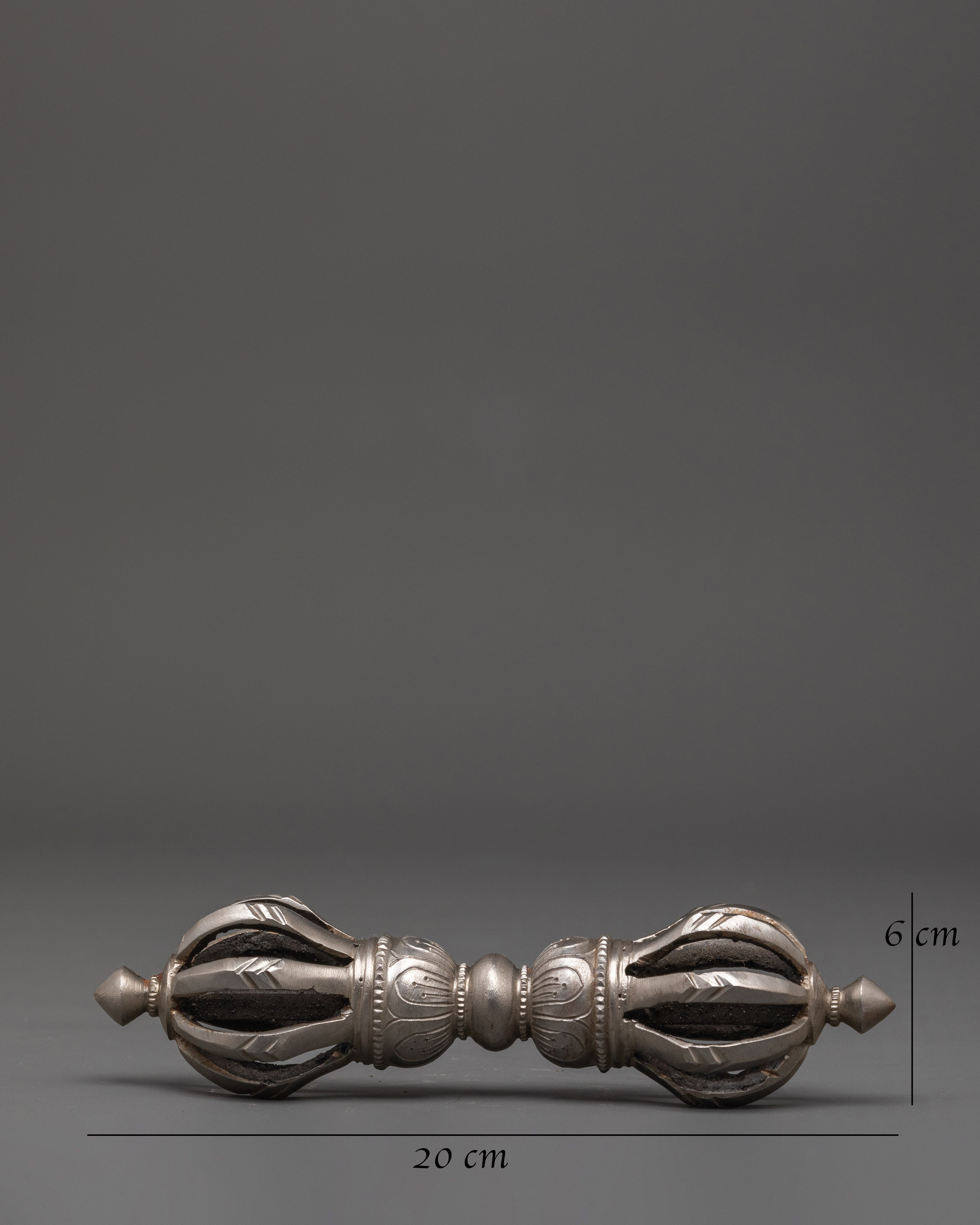 Handmade Iron Vajra for Buddhist Ritual | Sacred Vajra Tool for Meditation