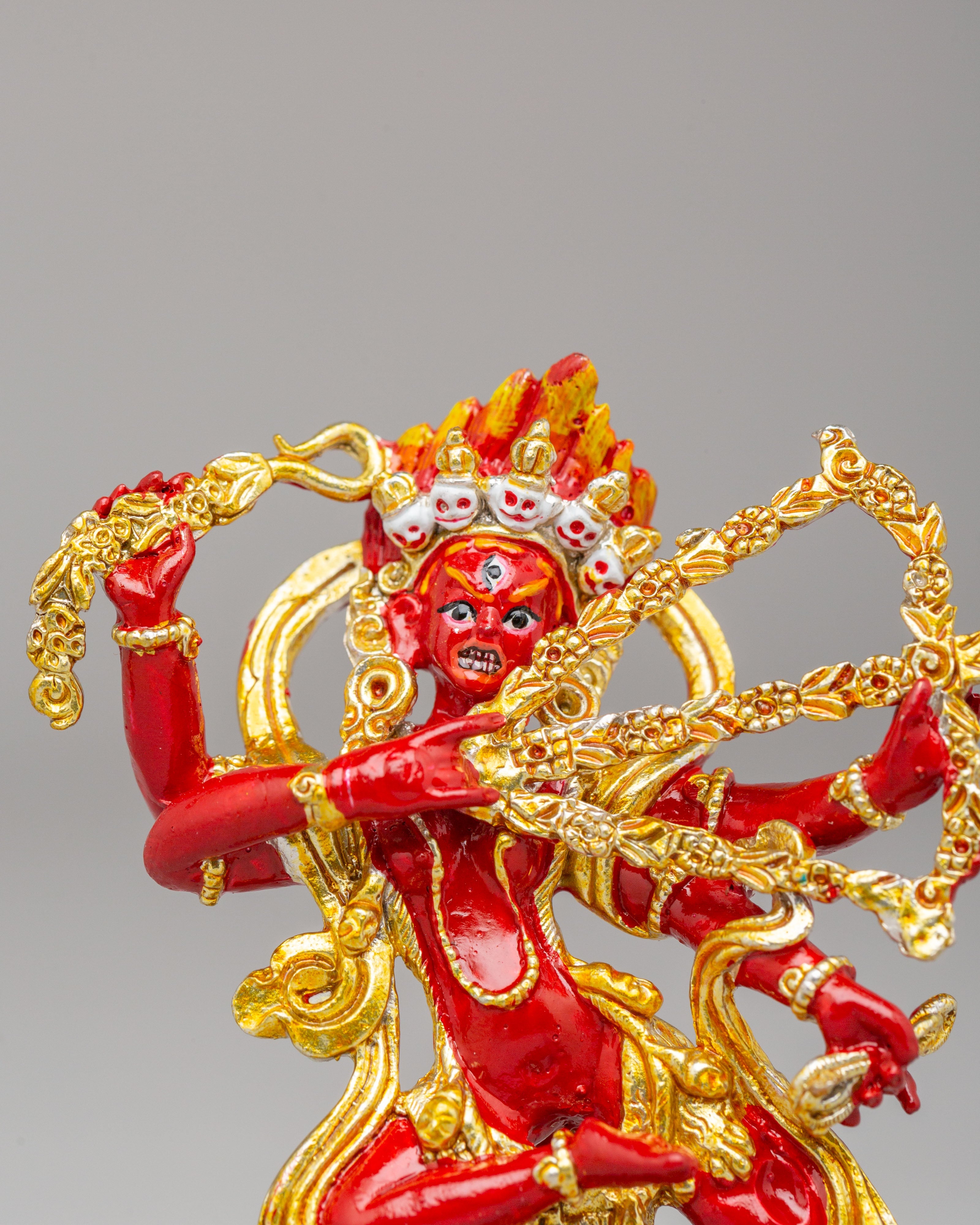 Handcrafted Dakini Statue Set | Tibetan Tantric Deity Figurines