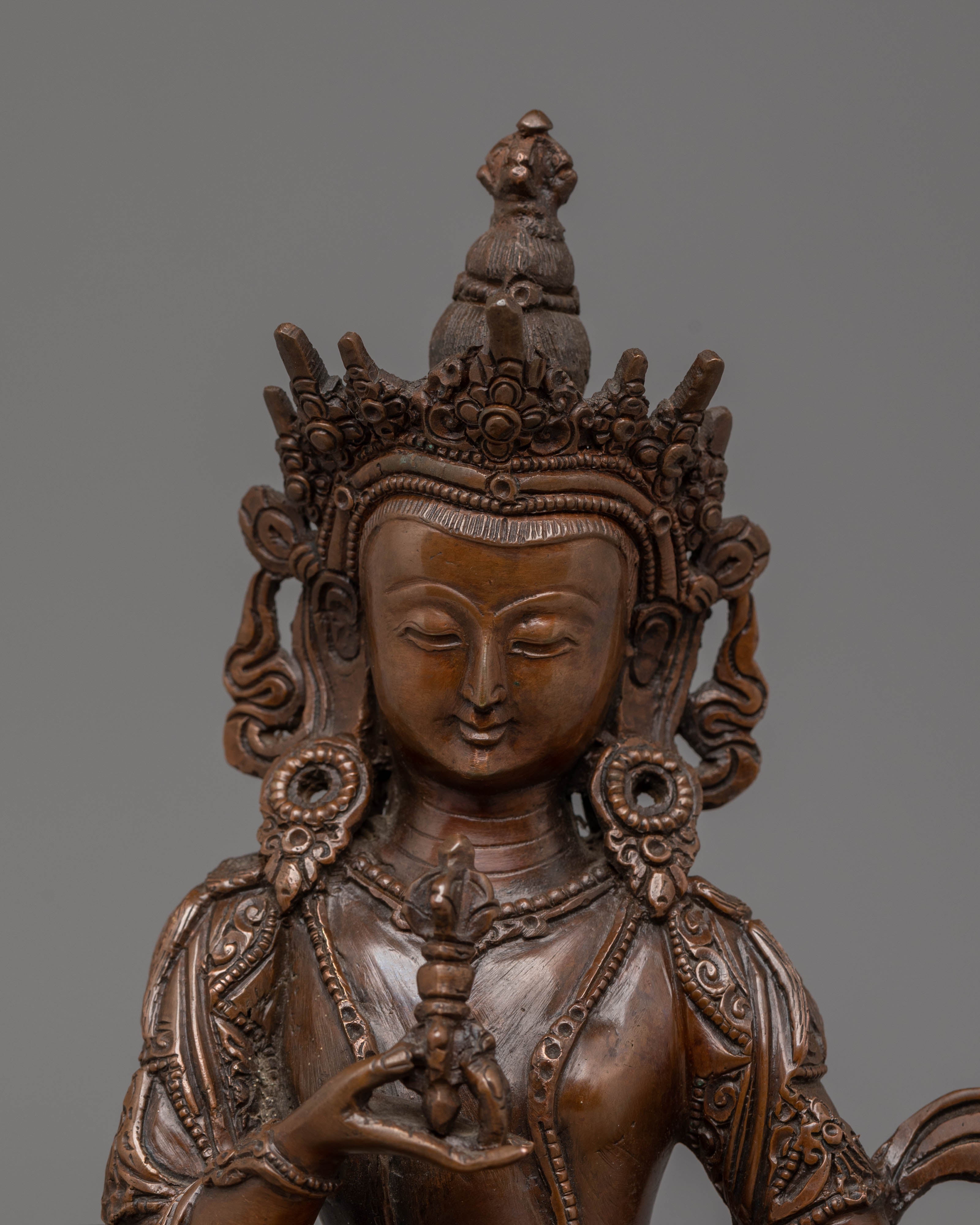 Vajrasattva Handcrafted Sculpture | Embodiment of Purity