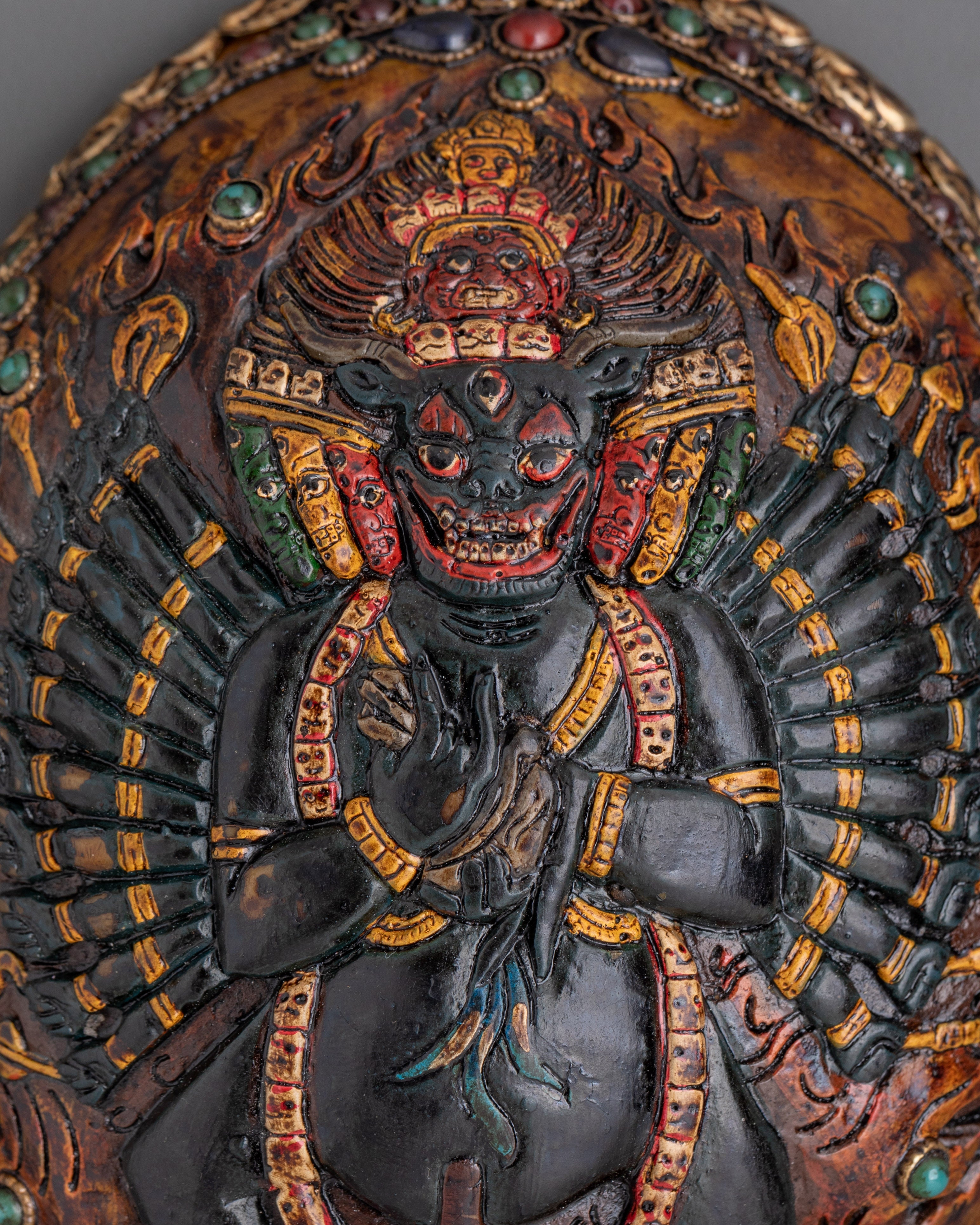 Buddhist Kapala Skull Cup | Tantric Ritual Offering Bowl