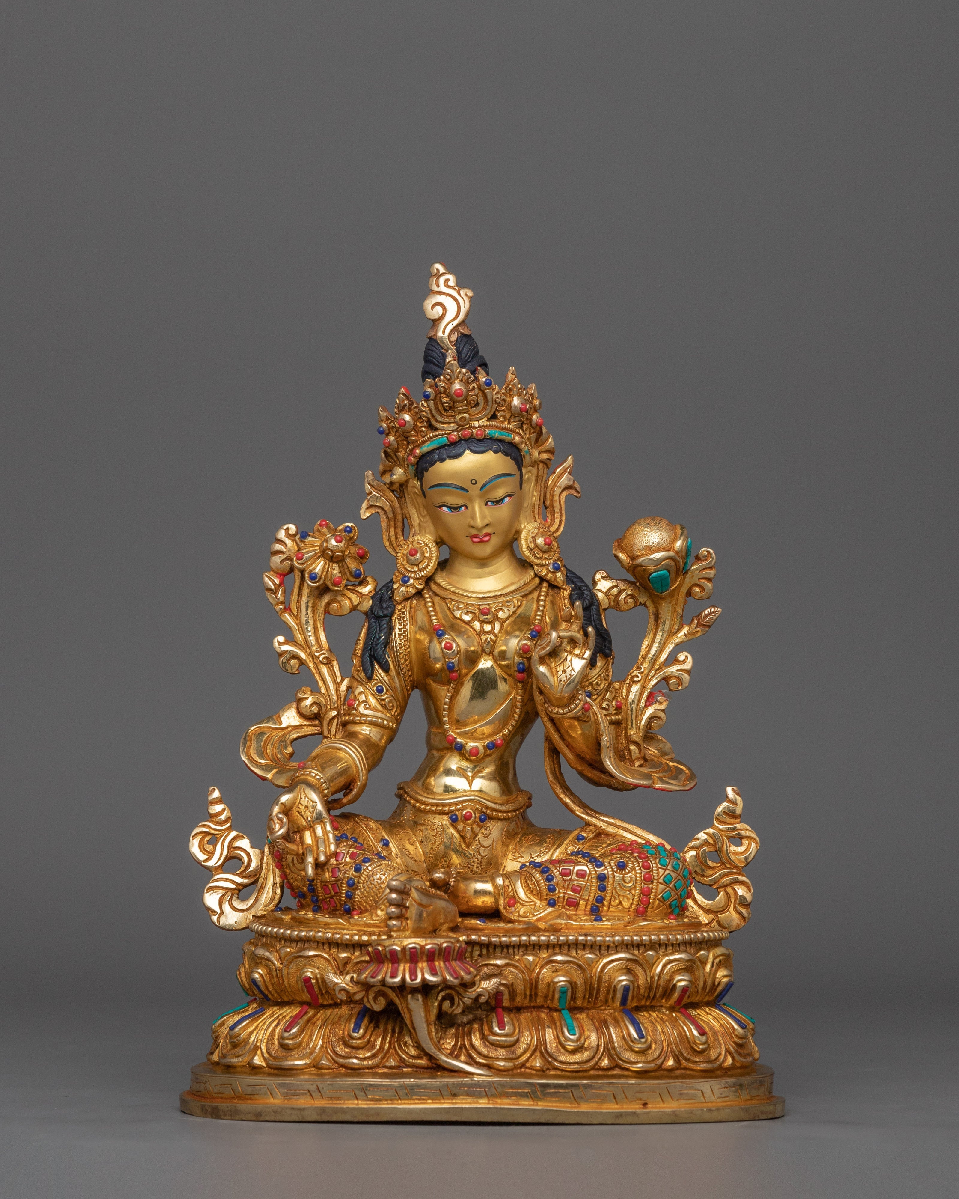 handcrafted-statue-of-enlightened-compassion-green-tara