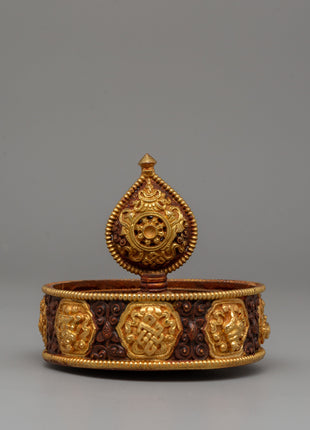 Handmade Buddhist Mandala Set | Sacred Tools for Rituals, Prayer, and Meditation Spaces