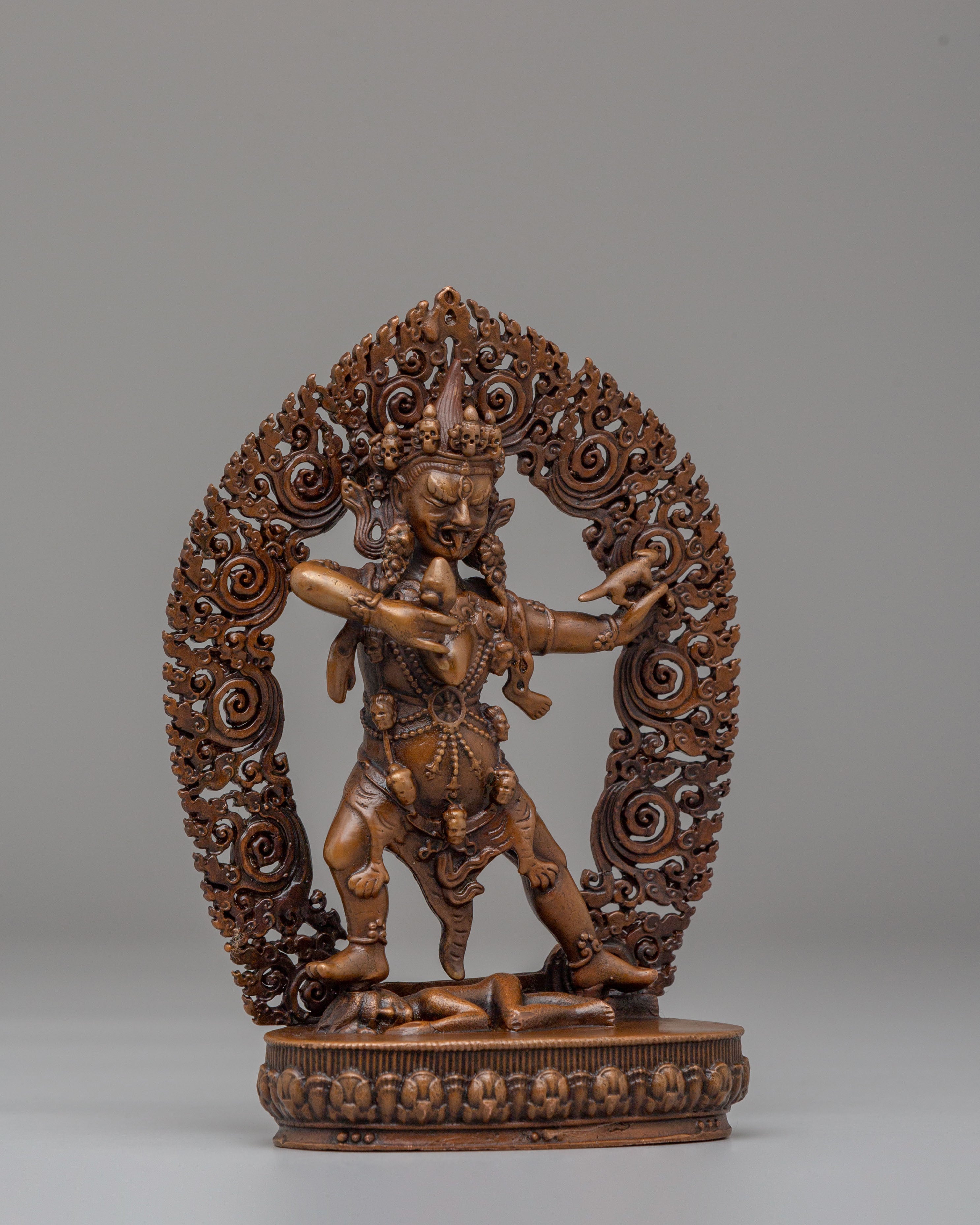 Handmade Ekajati Statue | Tibetan Protector Deity Figurine for Spiritual Protection