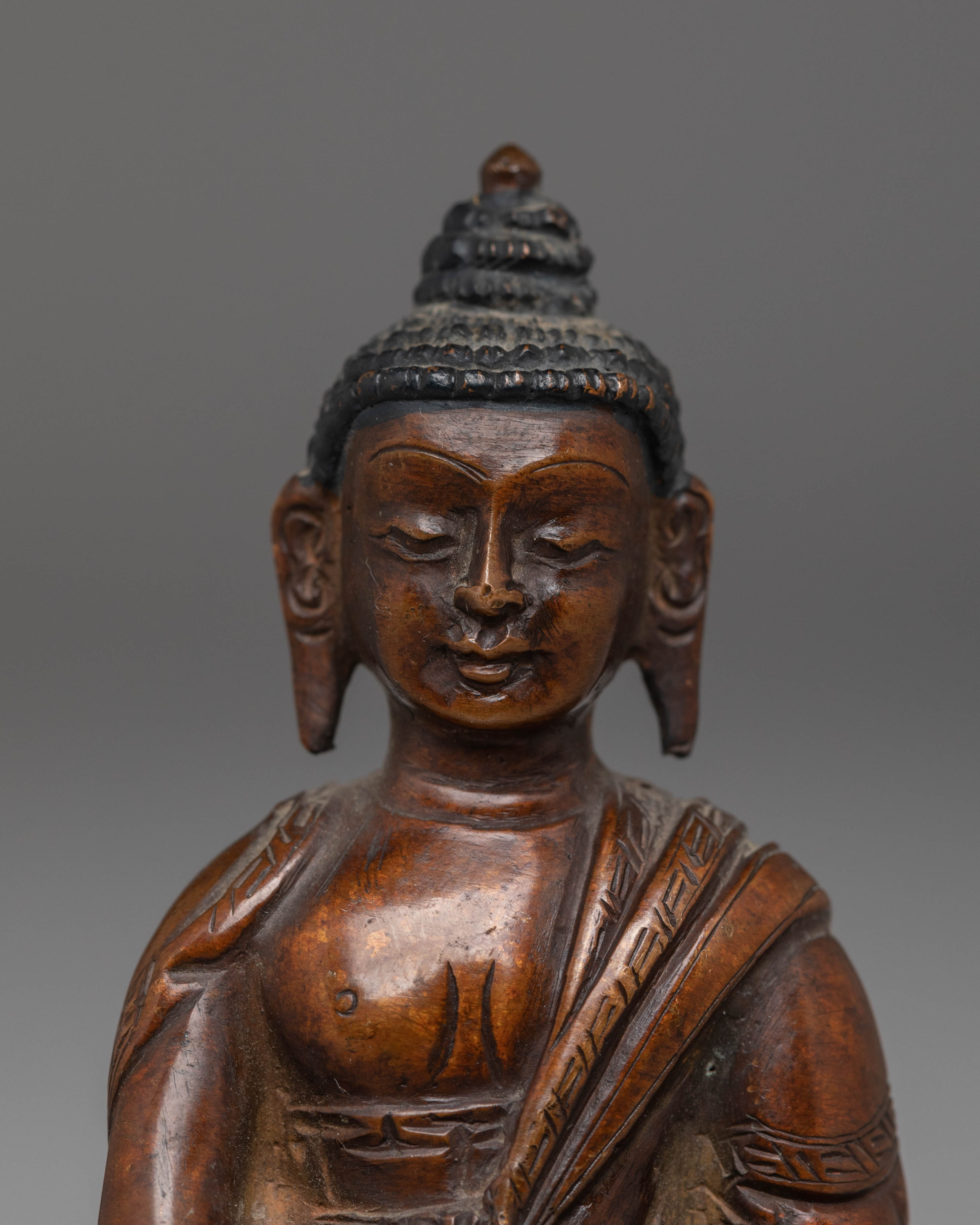 Handcrafted Statue of Buddha Amitabha | Buddhist Enlightenment Decor