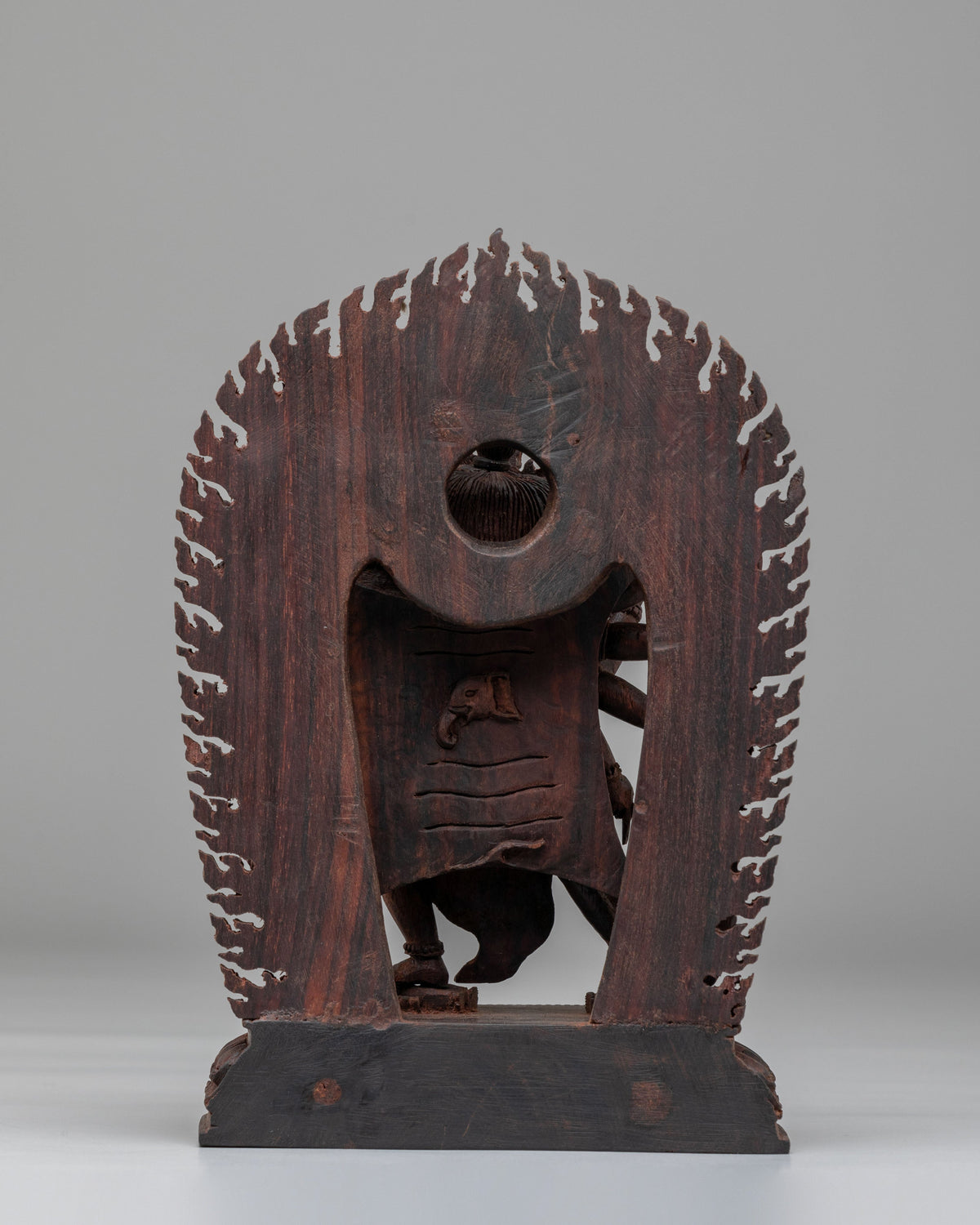 Traditional Chakrasamvara Sculpture | Handcrafted Wooden Artwork