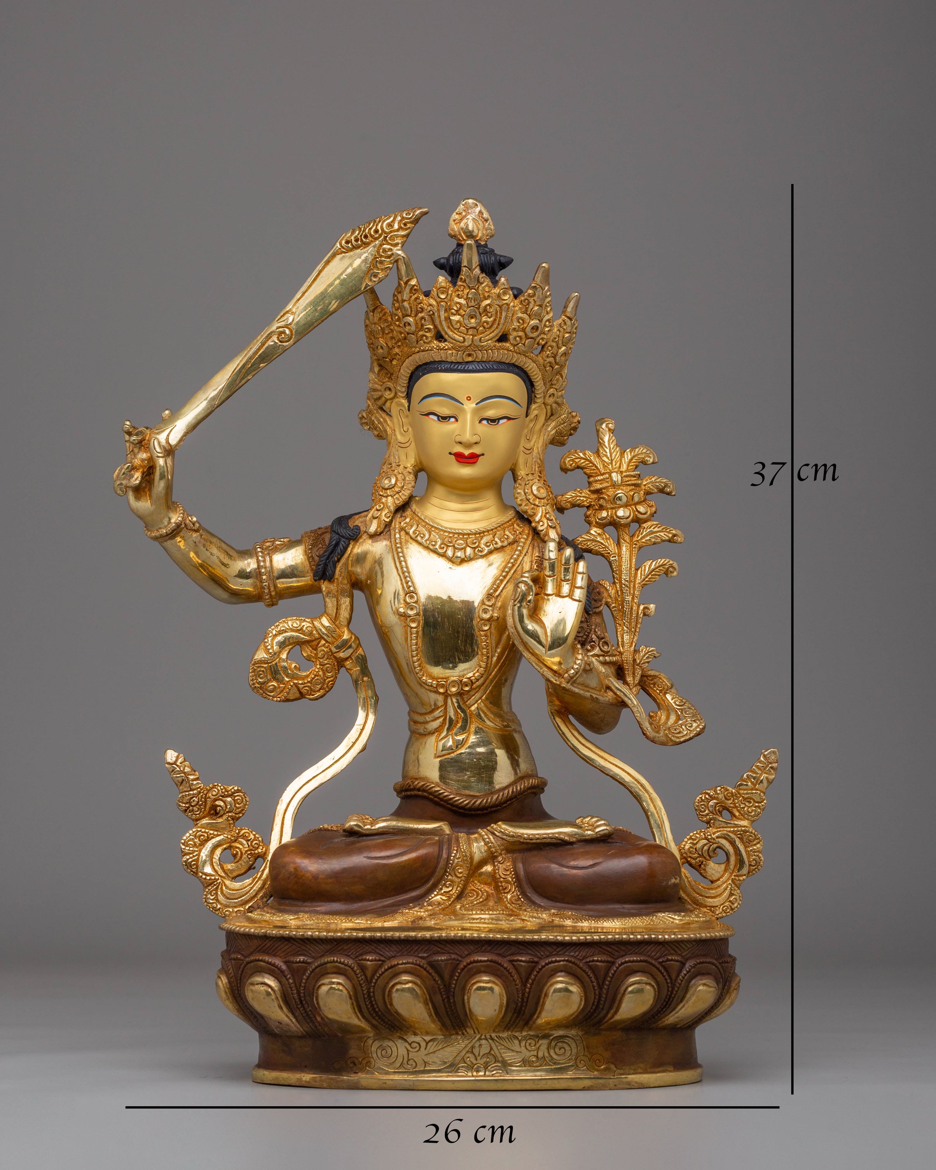 Handmade Statue of Manjushri | Bodhisattva of Wisdom