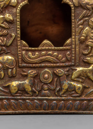Precious Buddhist Ghau Box | Buddhist Amulet Treasure Box for Shrines