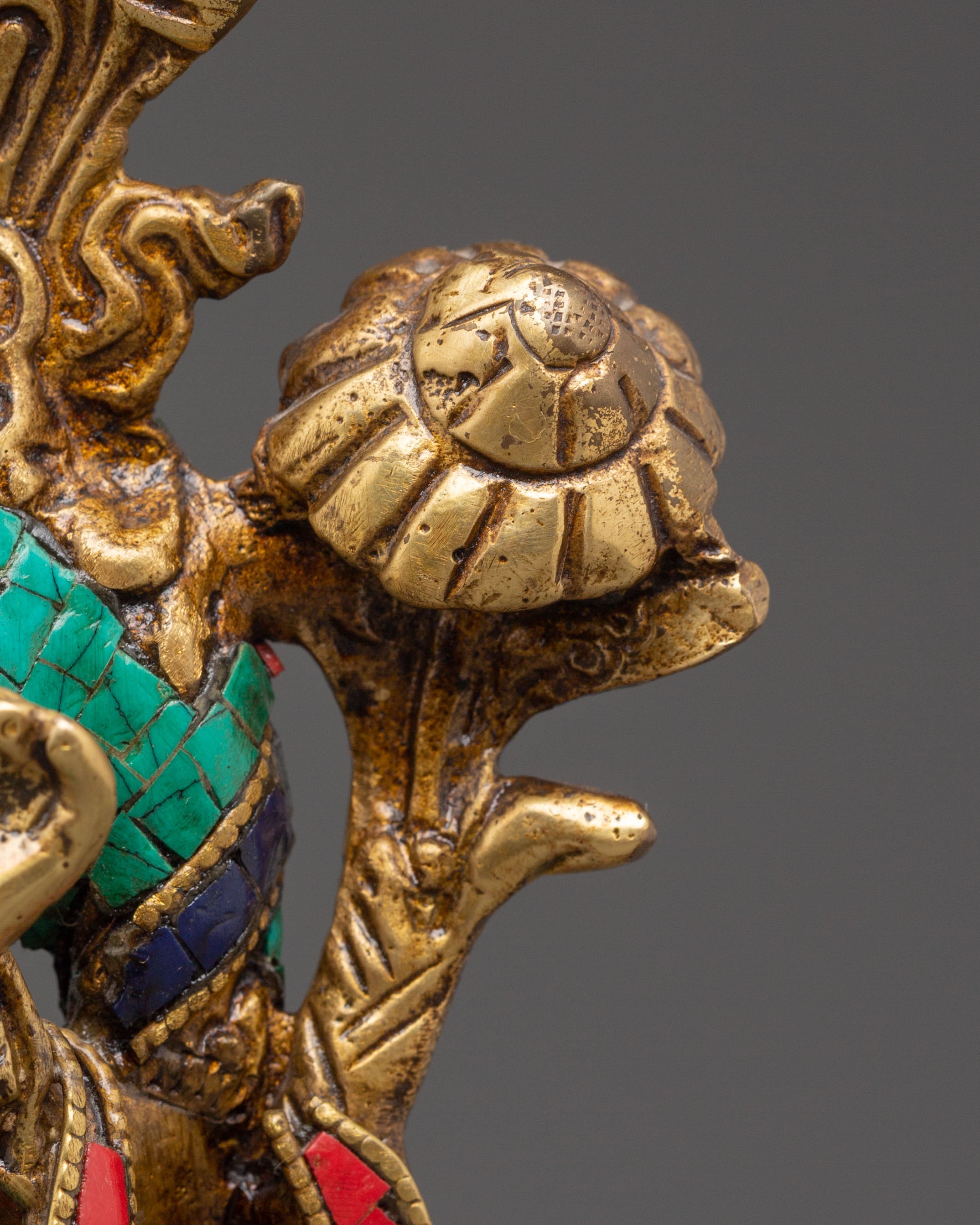 Sacred Green Tara Goddess Sculpture | Spiritual Protection