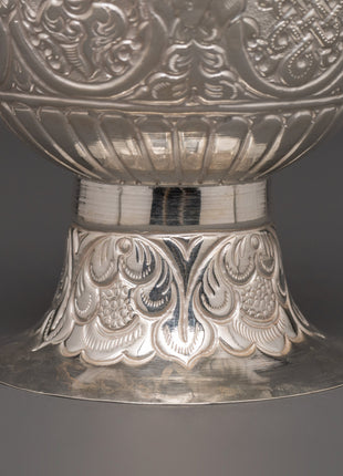Karuwa Traditional Vessel | Water Offering Pure Silver Karuwa