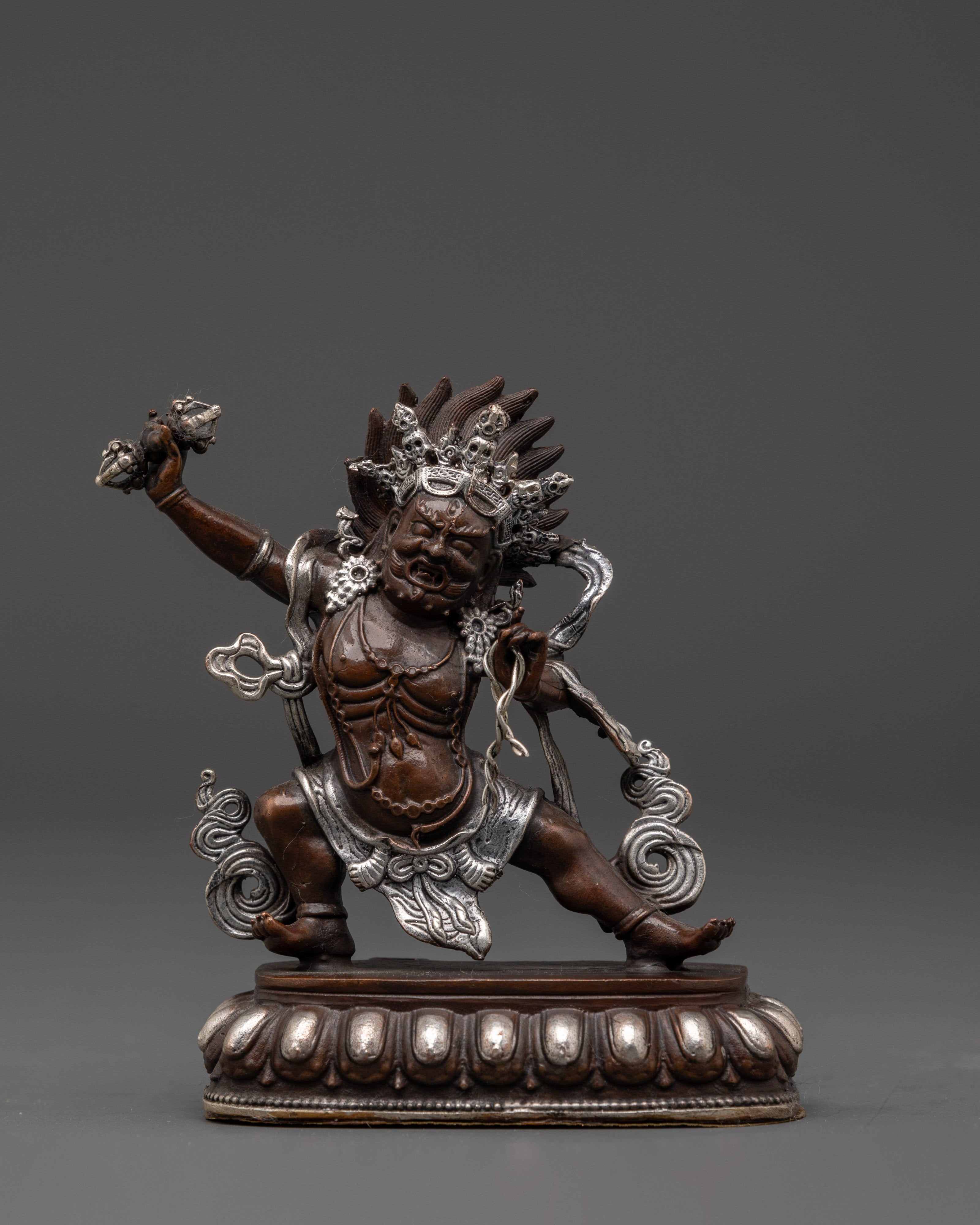Fierce Vajrapani Bodhisattva Statue | Tantric Protector Deity