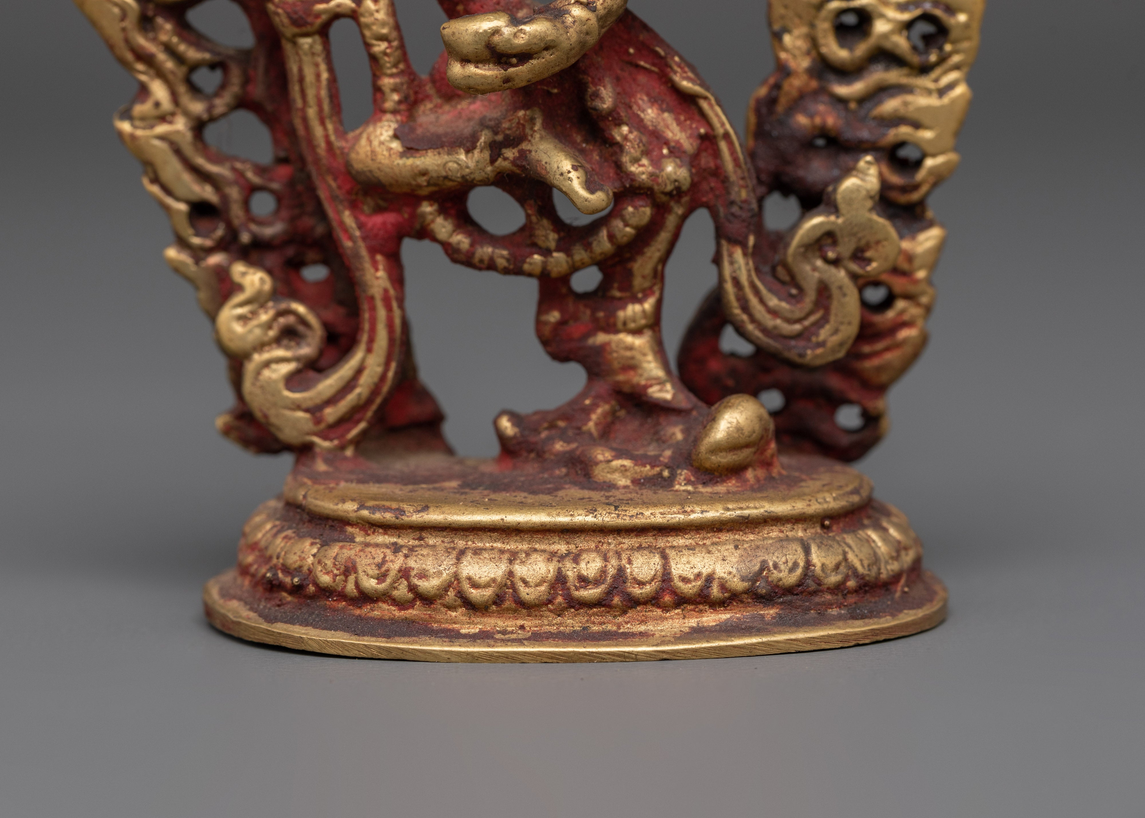 Vajrayogini Handcrafted Statue | Statue With Gold Plating for Altar