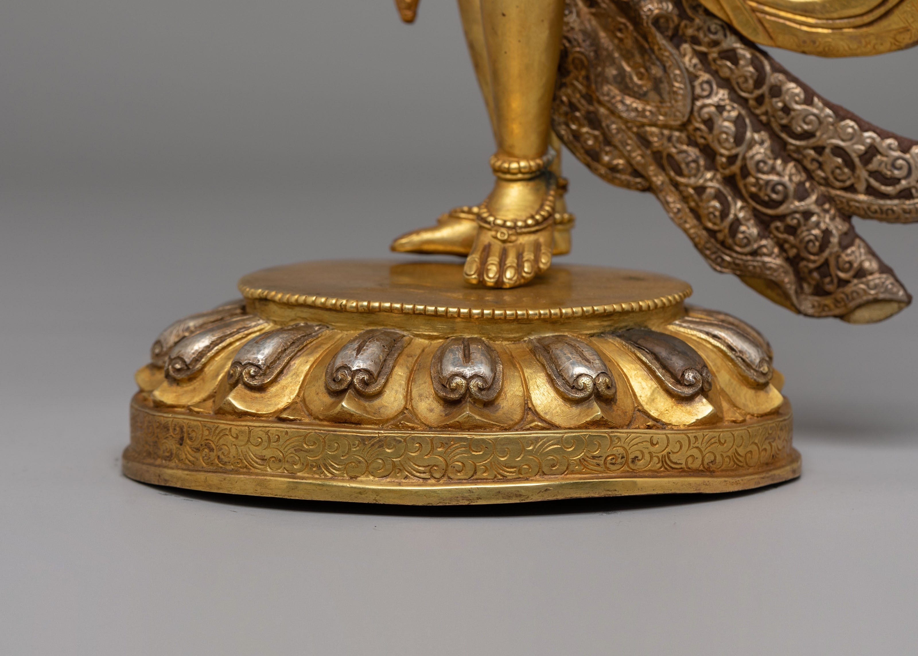 Standing Green Tara Buddhist Sculpture | Spiritual Home Decor
