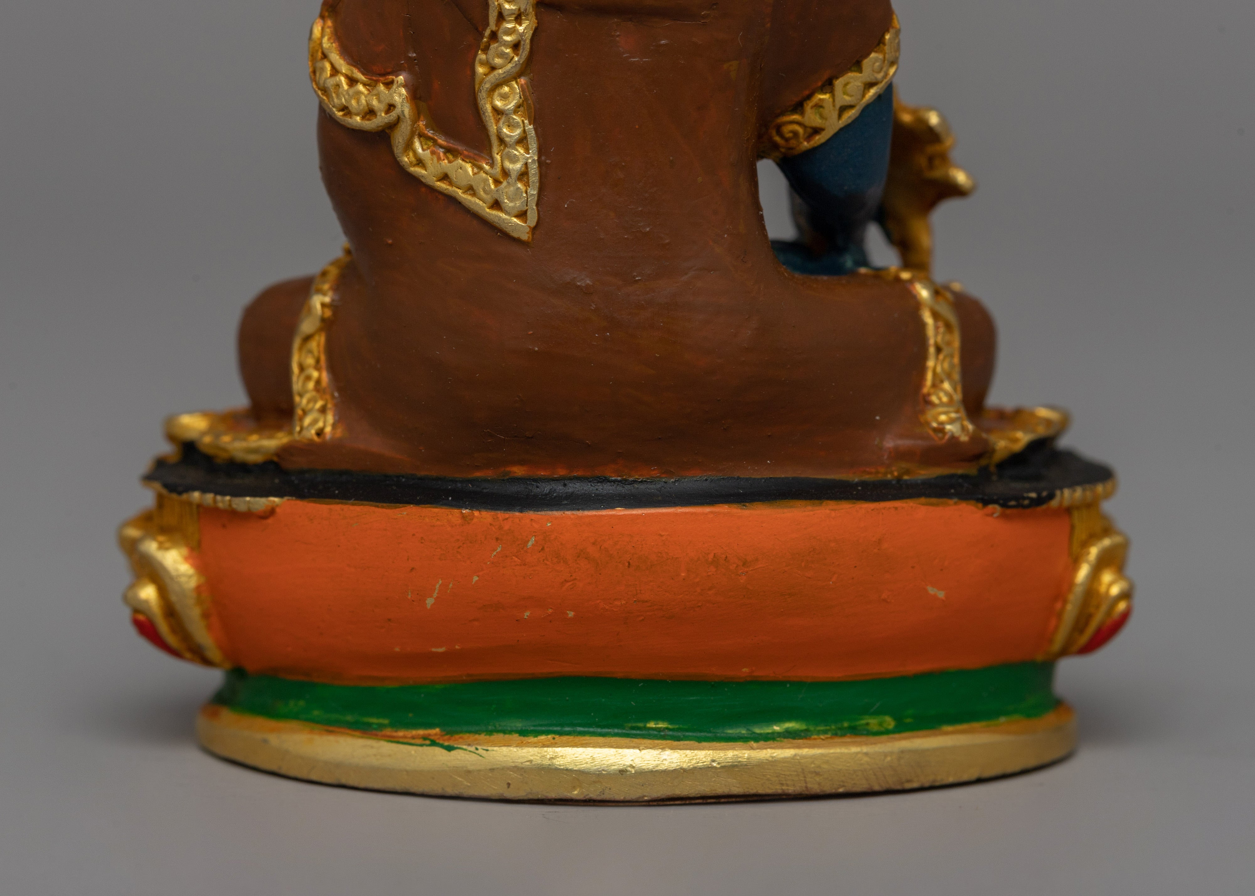 Tibetan Buddhist Bhaishajya Guru Statue | Healing & Prosperity Altar Decor