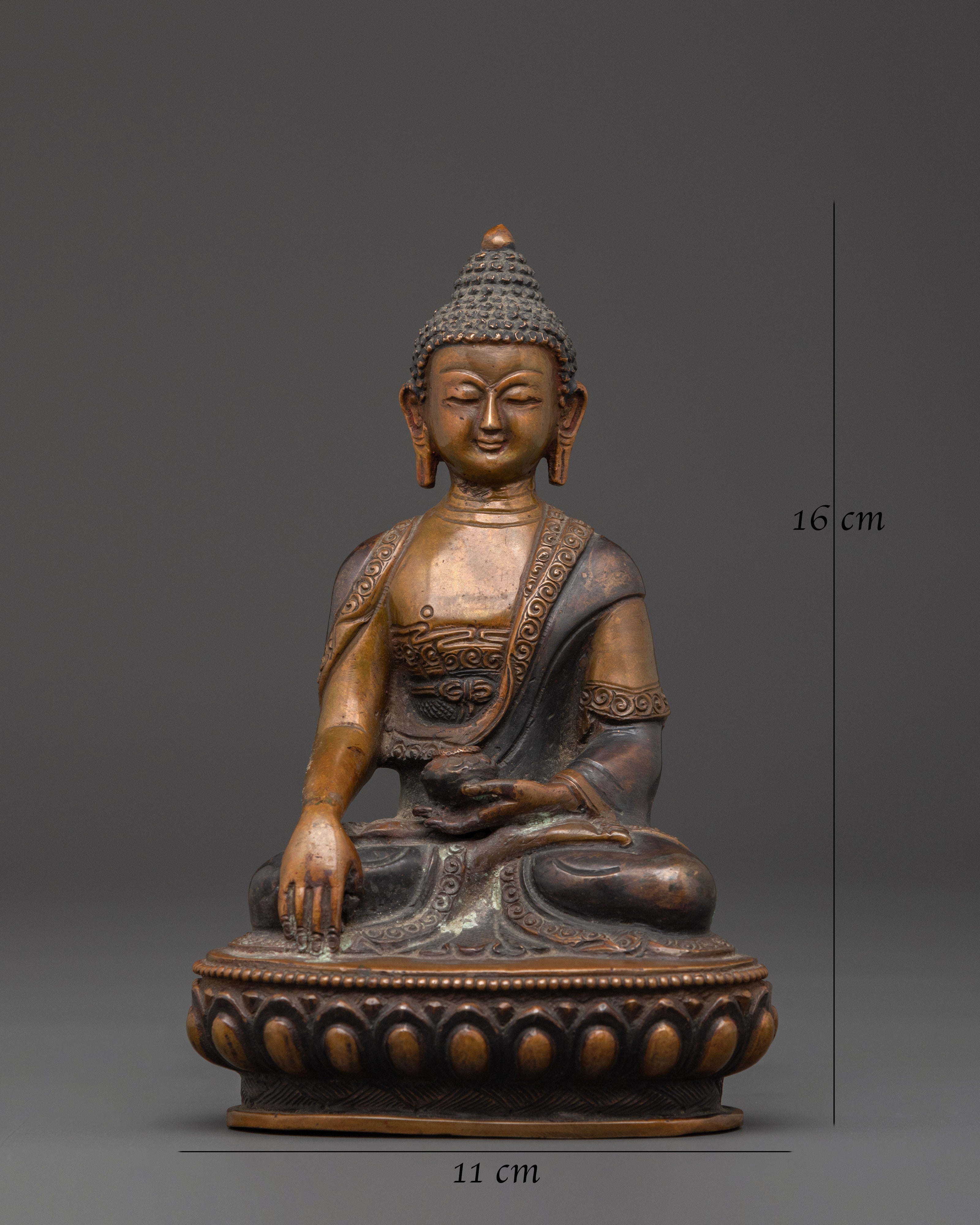 Buddhist Teacher Shakyamuni Buddha Statue | Symbol of Enlightenment and Wisdom