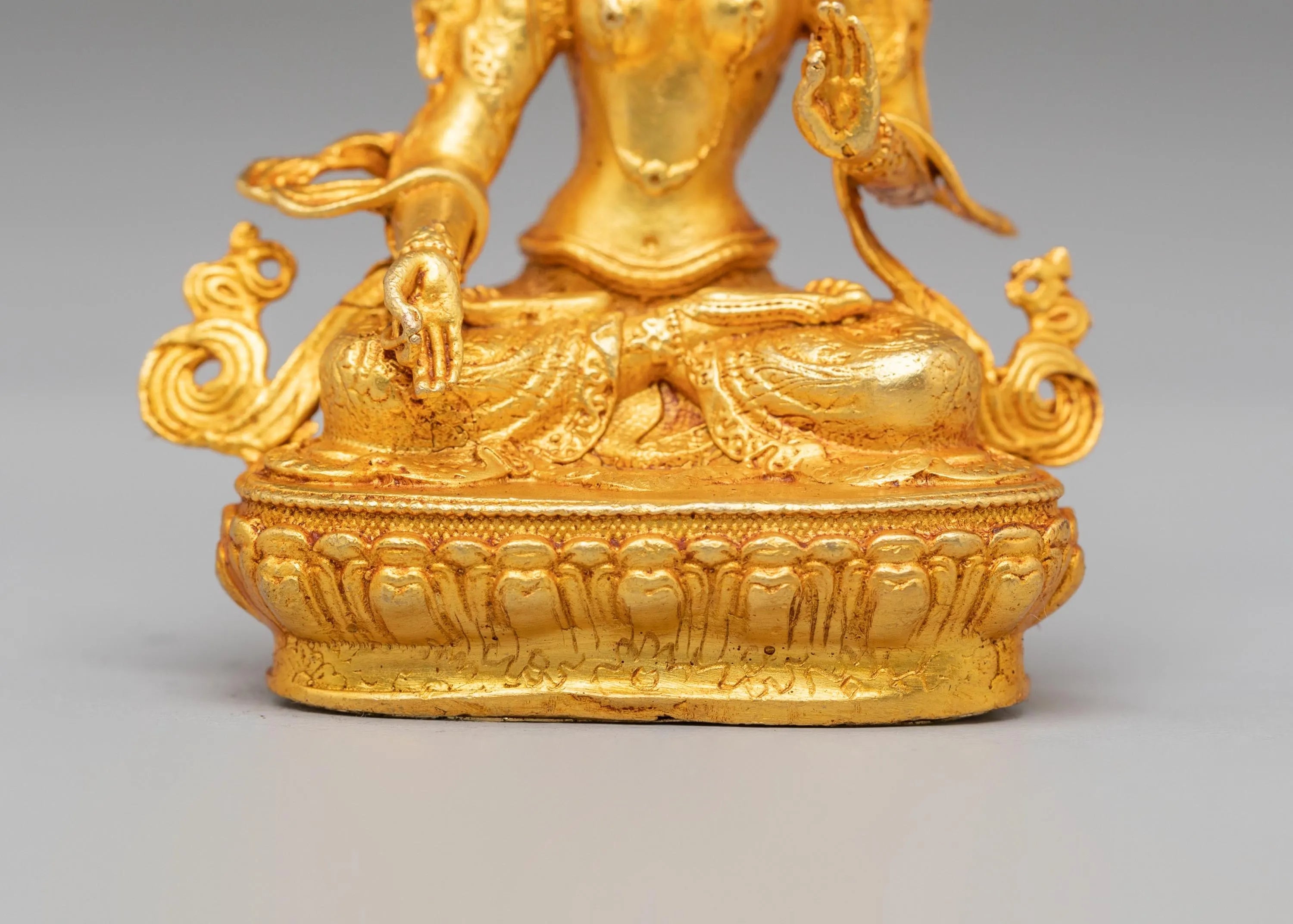 Ceremonial White Tara Shrine Sculpture | Machine Made Statue