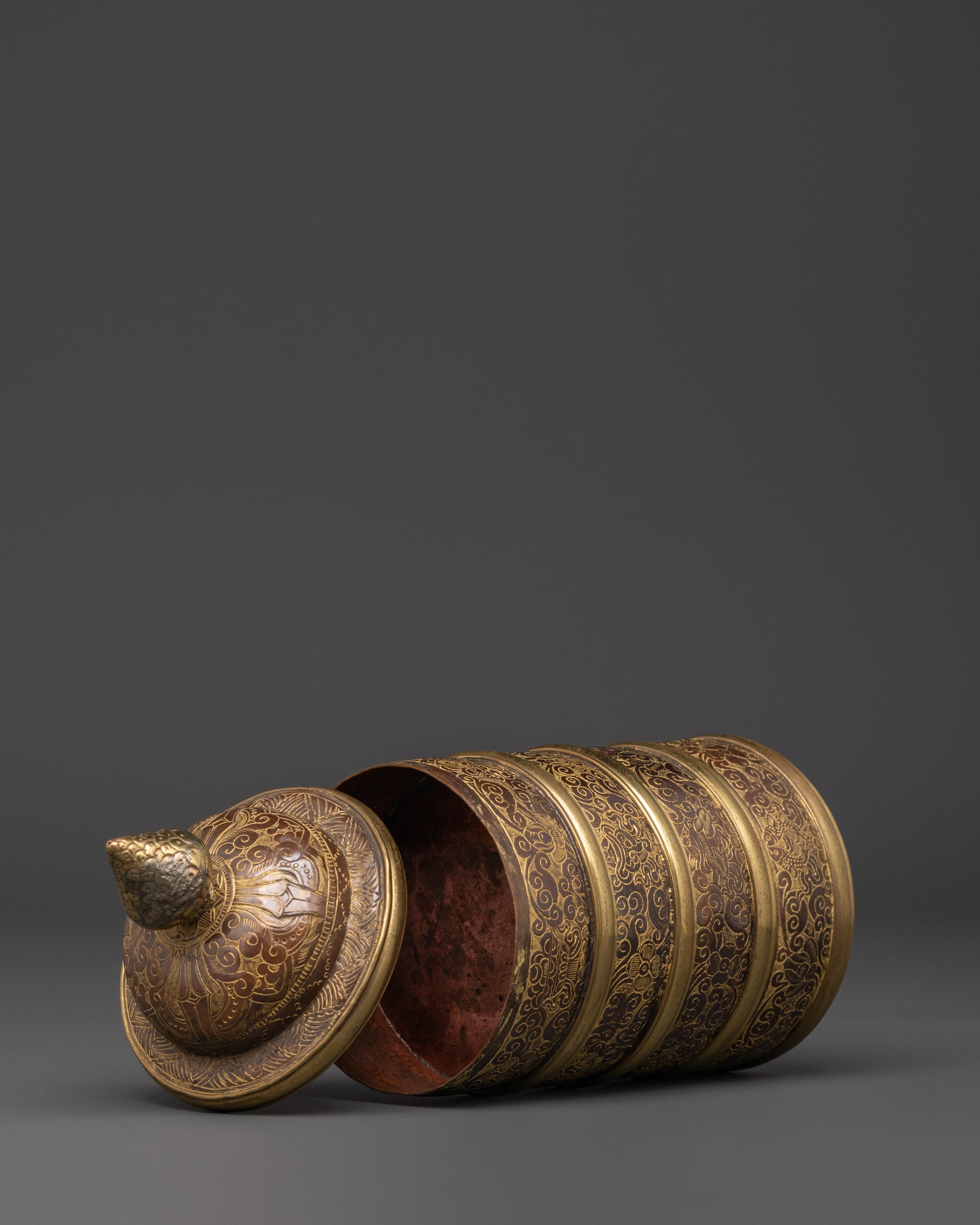 Tibetan Ritual Rice Pot | Symbol of Wealth and Prosperity