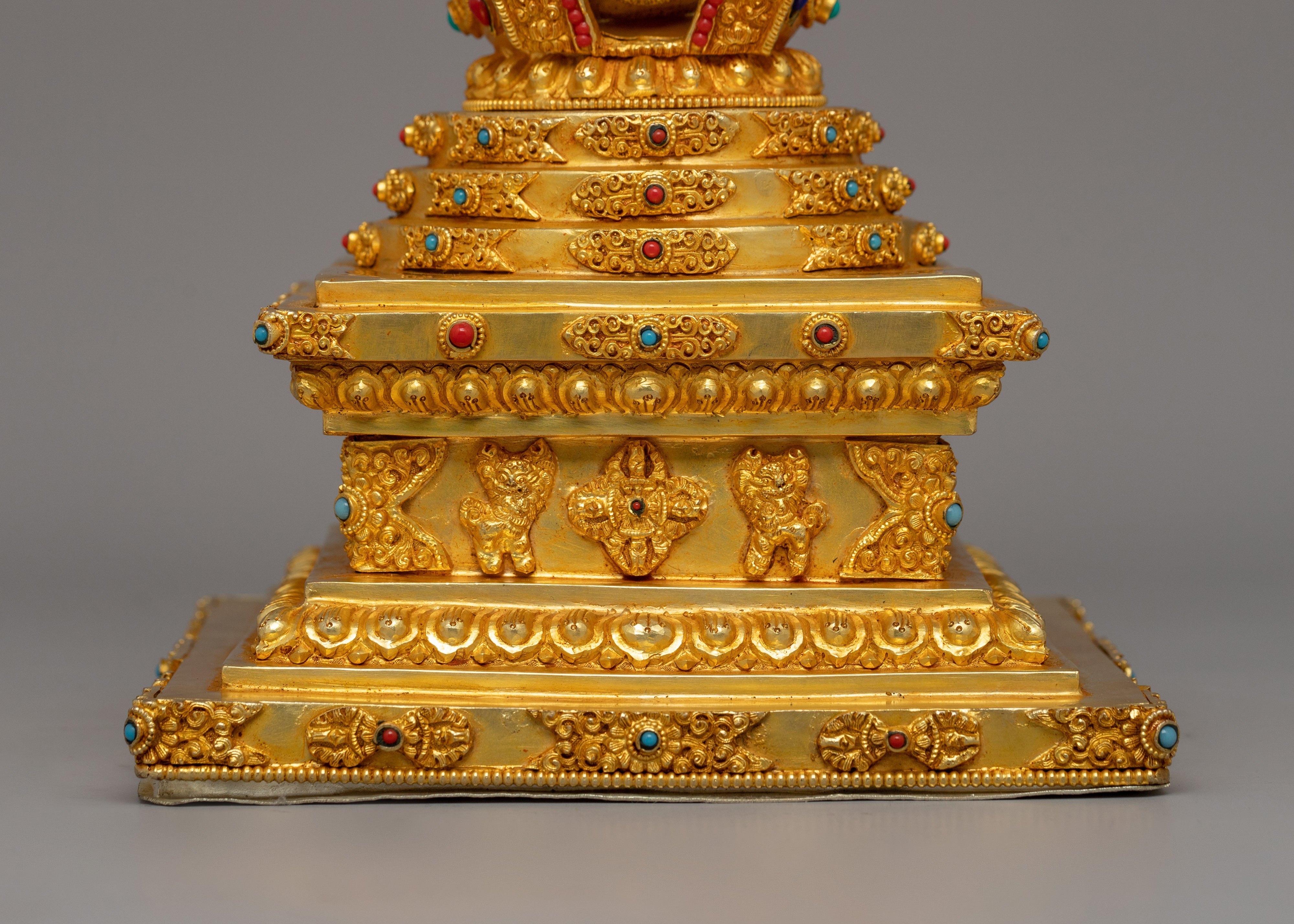 Machine-Made Namgyalma Stupa Statue | Traditional Buddhist Symbol for Meditation and Blessings