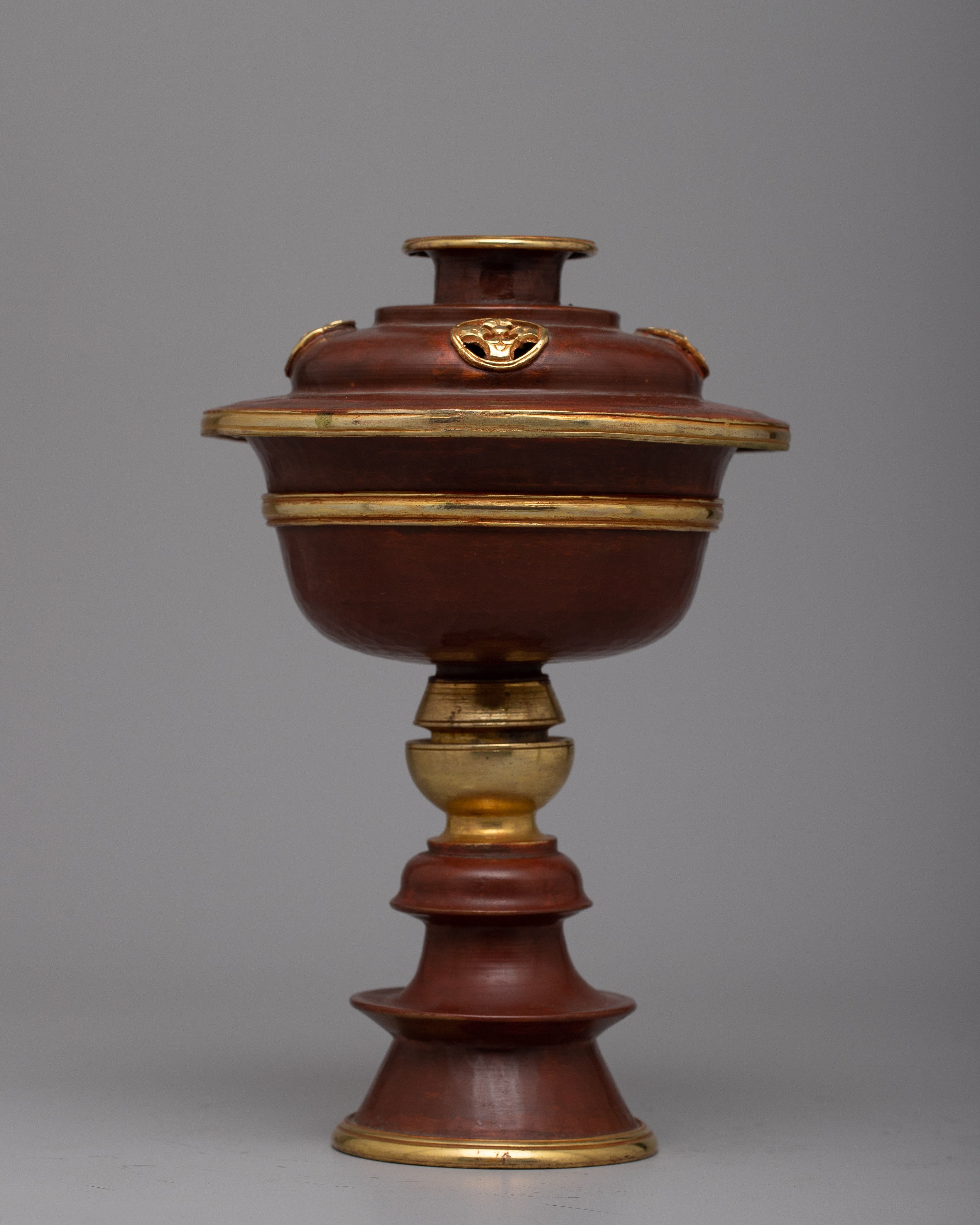 Tibetan Buddhist Lamp Set | Enhance Devotion with Tibetan Buddhist Lamps