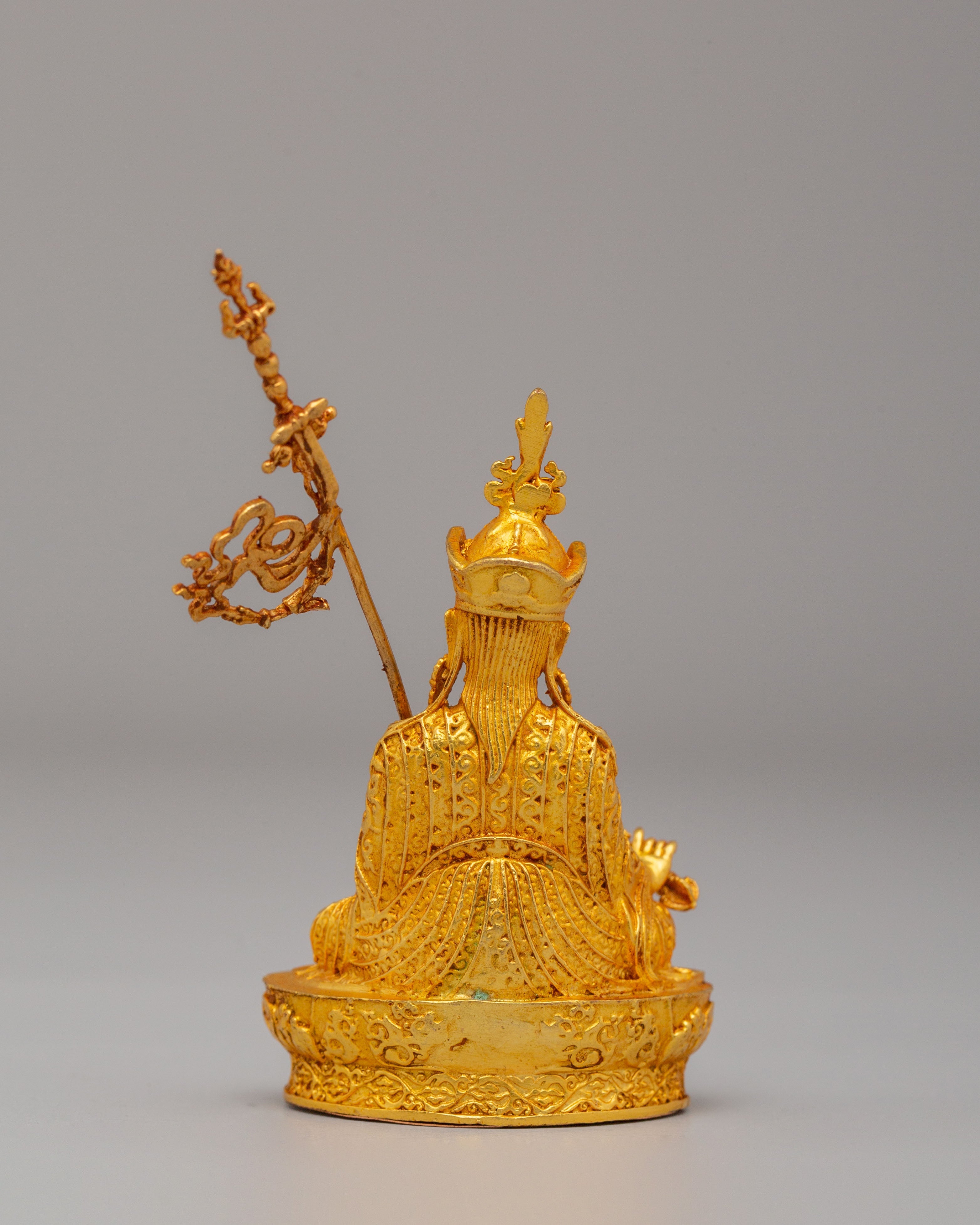 Tibetan Buddha Dharma Sangha Statue | Shakyamuni, Chenrezig & Guru Rinpoche Figurine