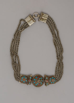 Tibetan Chain Necklace & Bracelet | Jewelry of Himalayan Tradition