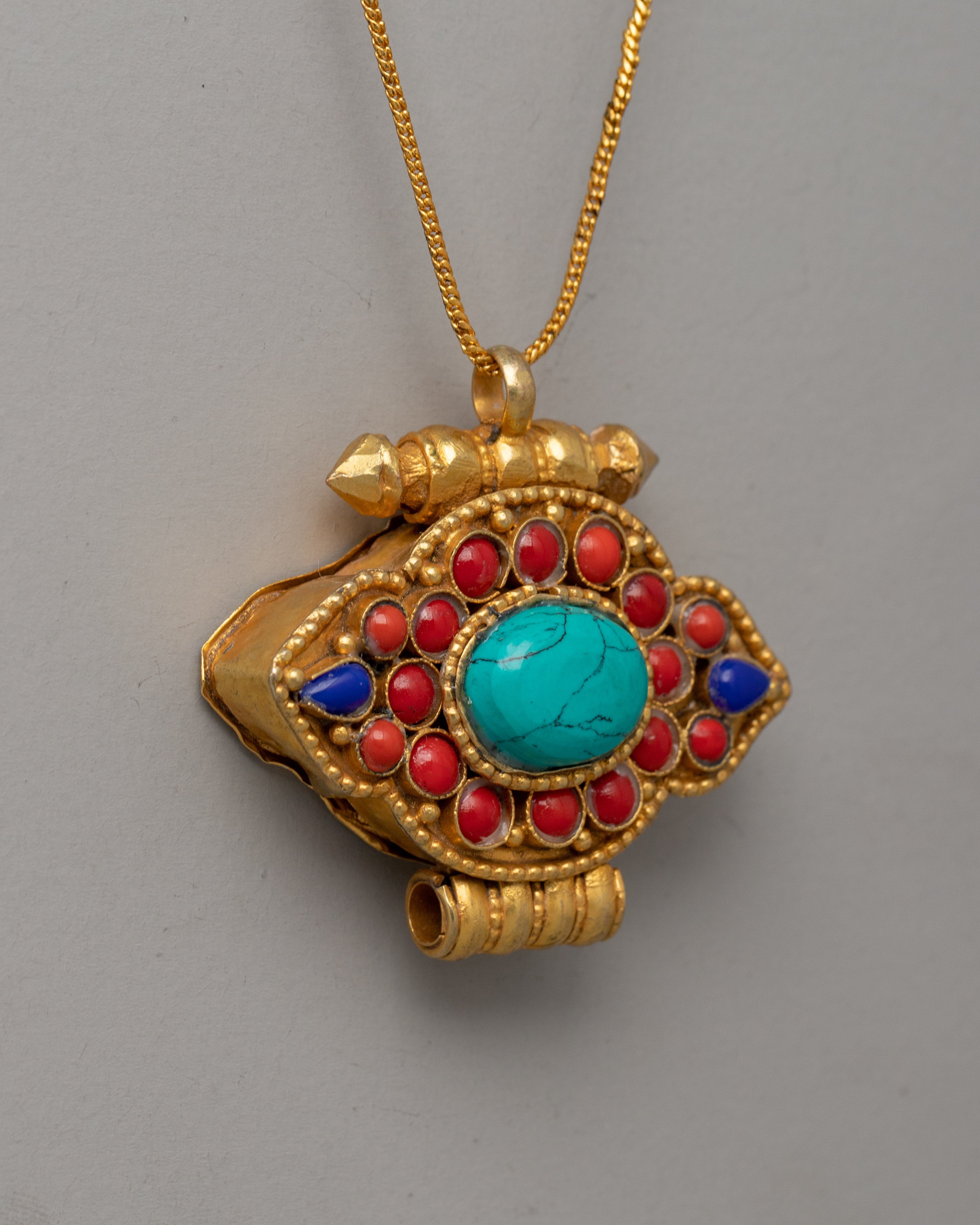 Tibetan Gau Box | Sacred Prayer Container for Blessings and Meditation