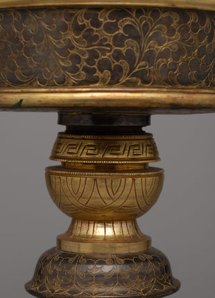 Buddhist Dipa Butter Lamp Set | Radiant Illumination for Sacred Spaces