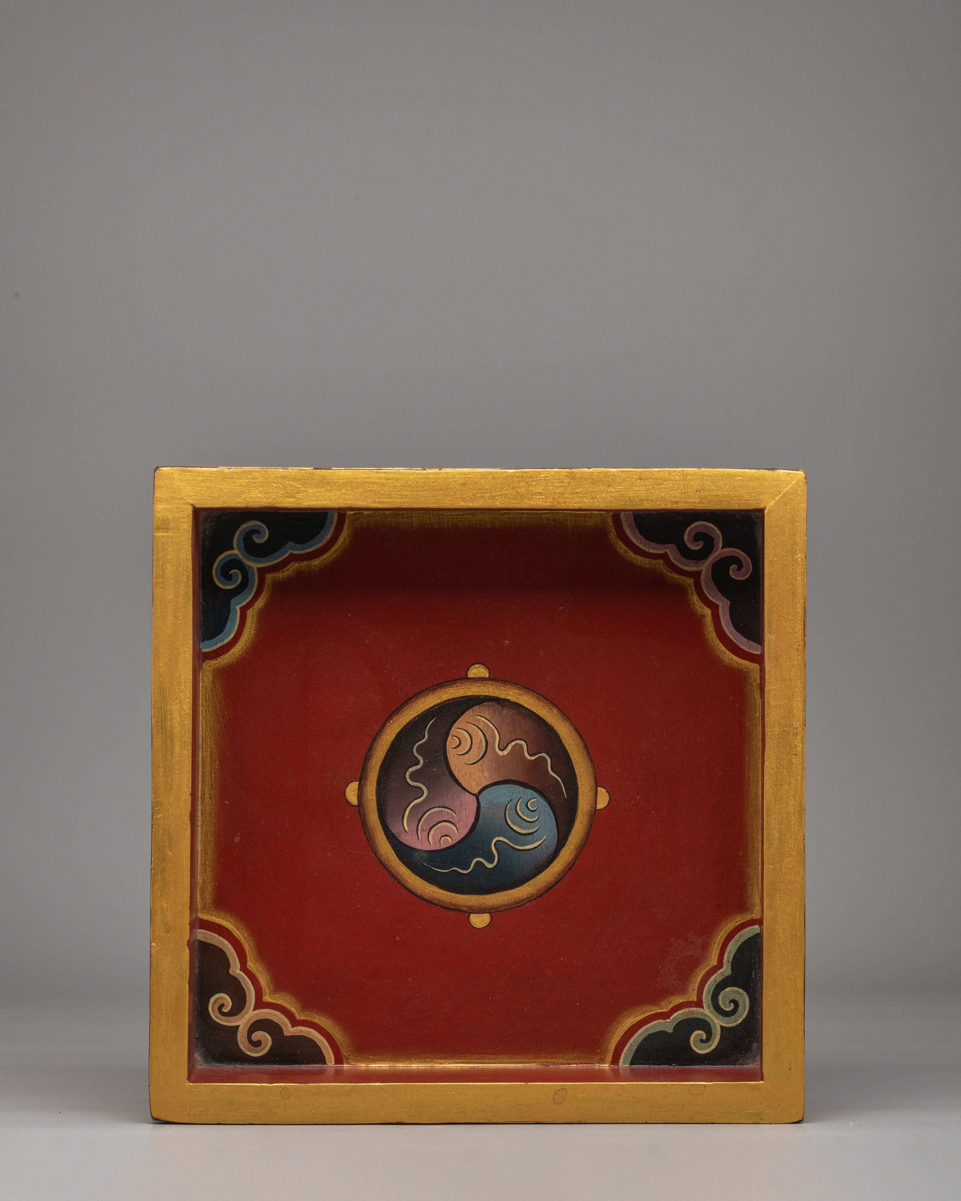 Tibetan Wooden Tray | Himalayan Decor