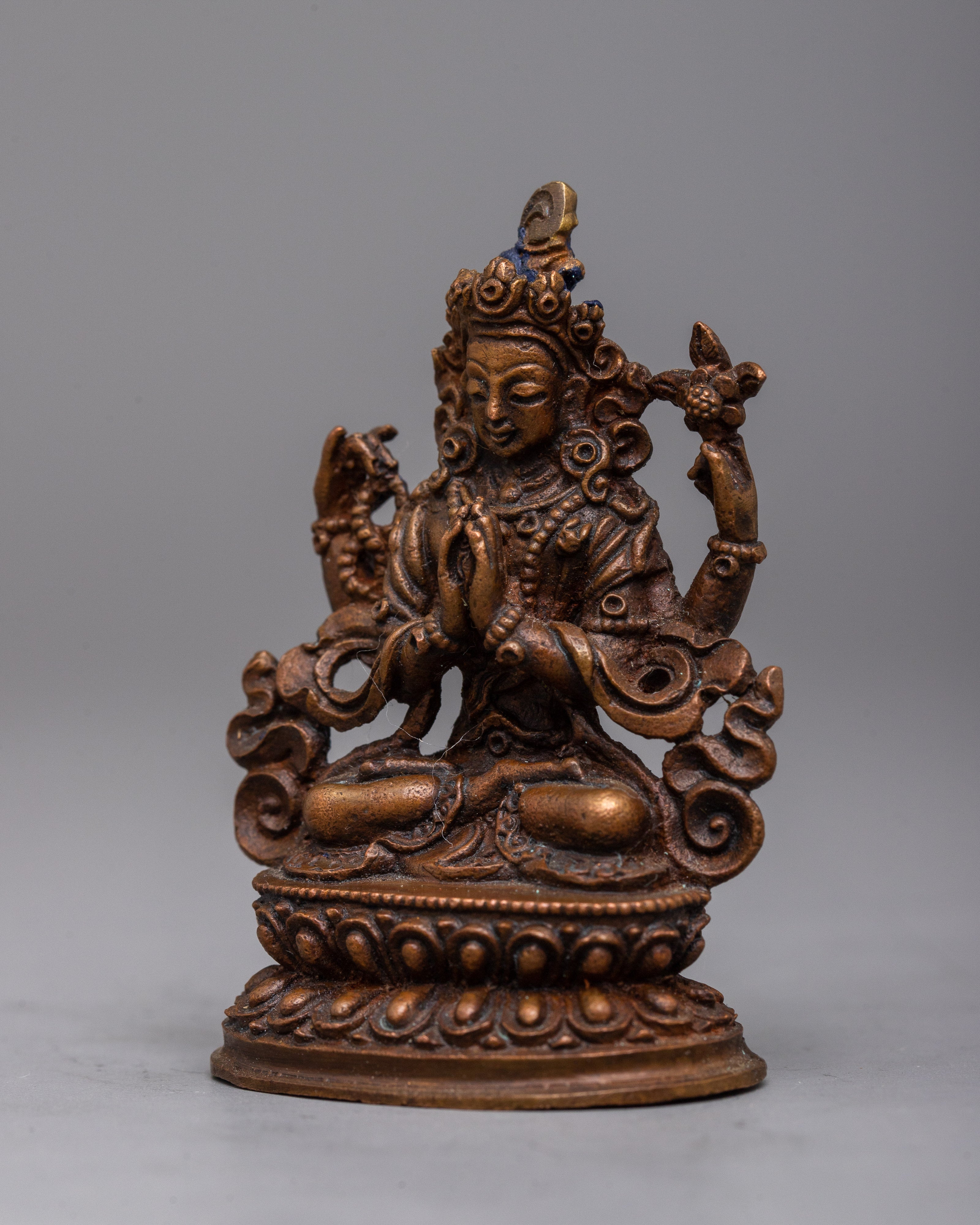 Chenrezig Practice Statue | Machine Crafted Statue of Compassion and Spiritual Practice