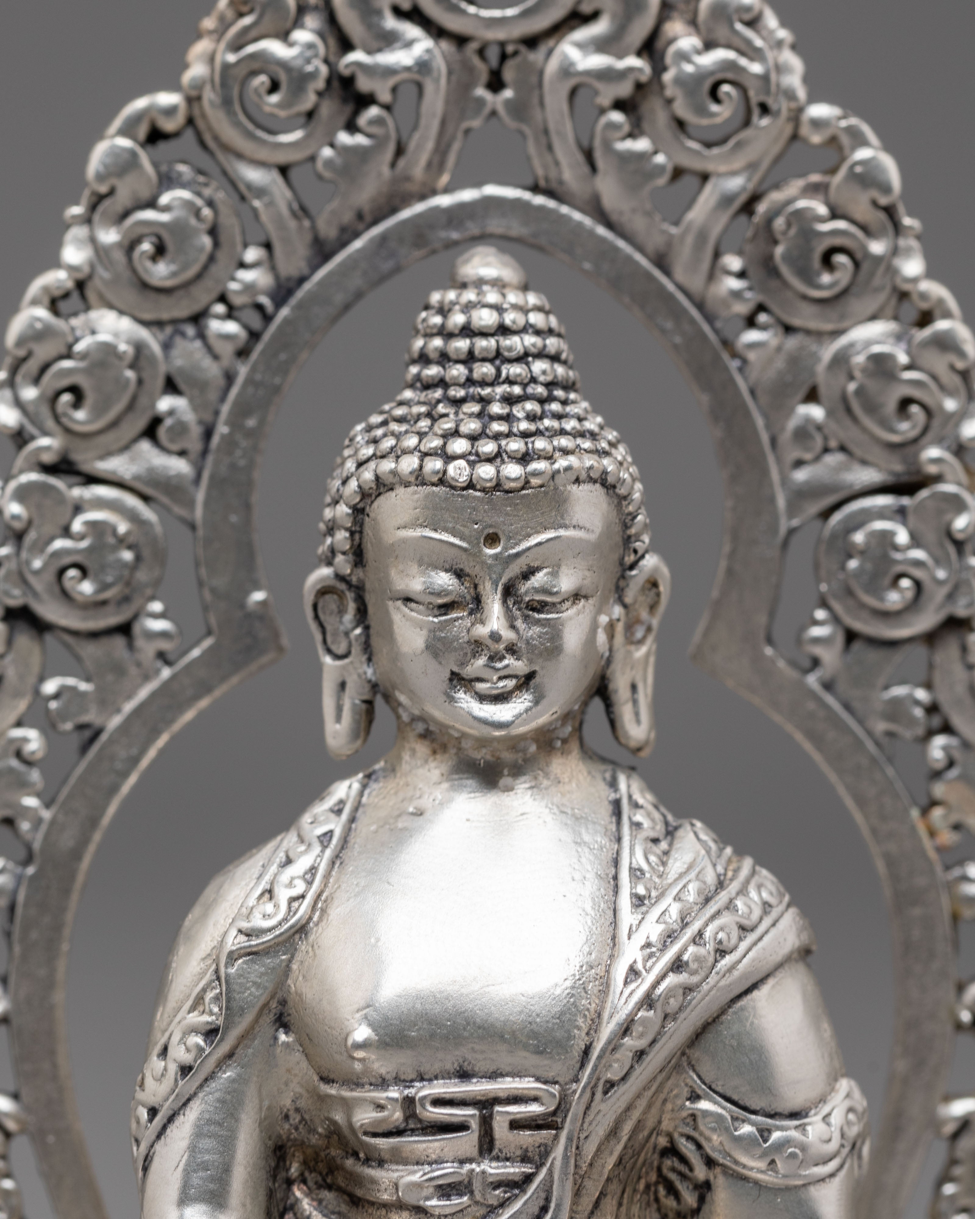 Handmade Enlightened One Shakyamuni Buddha Statue | Buddhist Meditation Decor