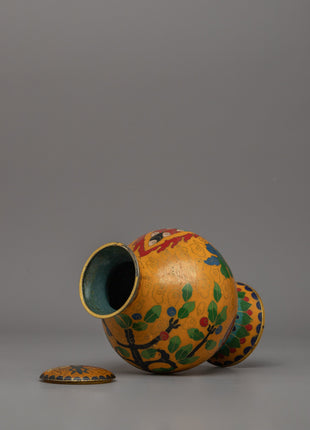 Handcrafted Beautiful Copper Flower Vase | A Fusion of Art & Spirituality
