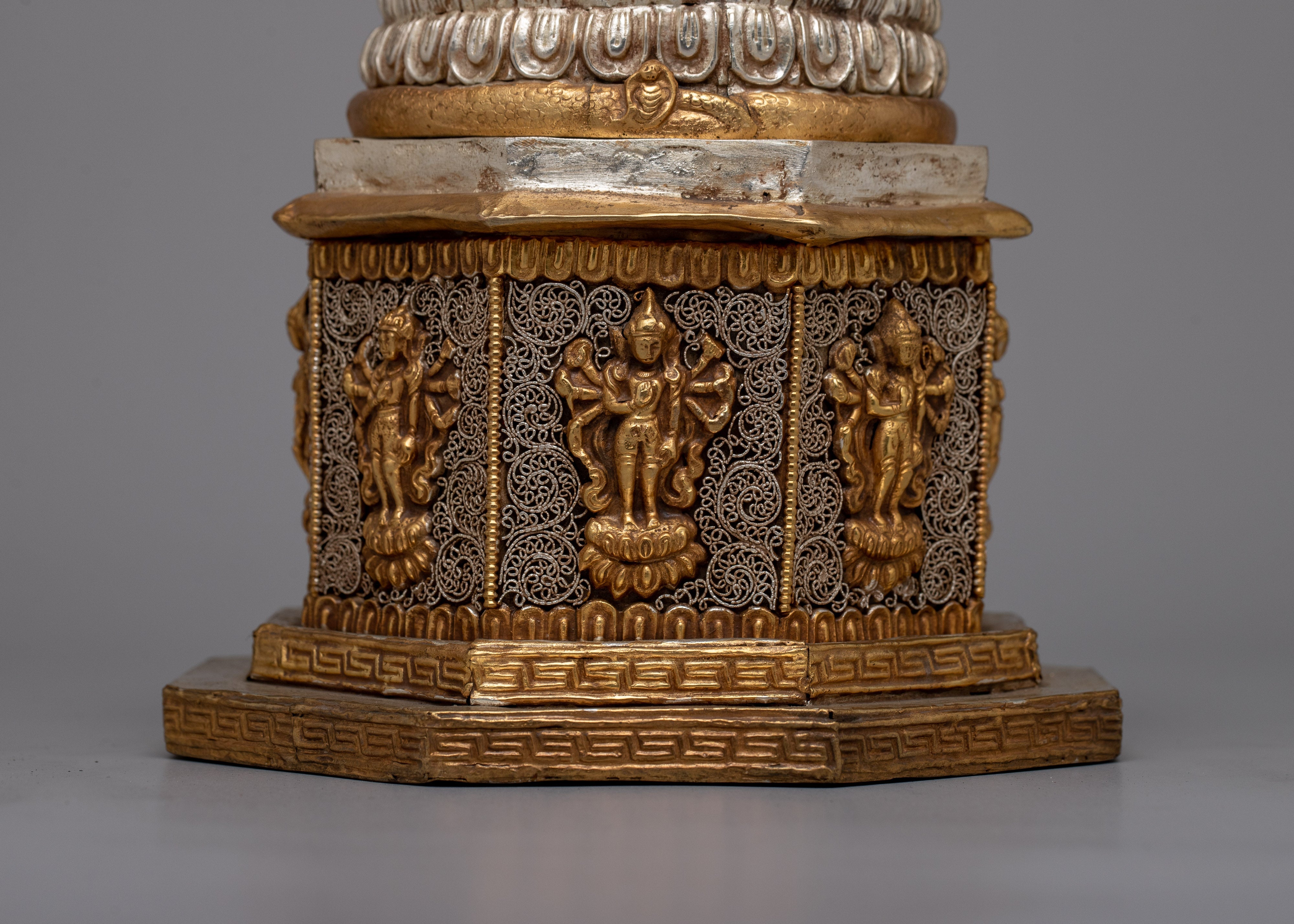Copper Dharma dhatu Statue | Symbol of Spiritual Wisdom and Enlightenment