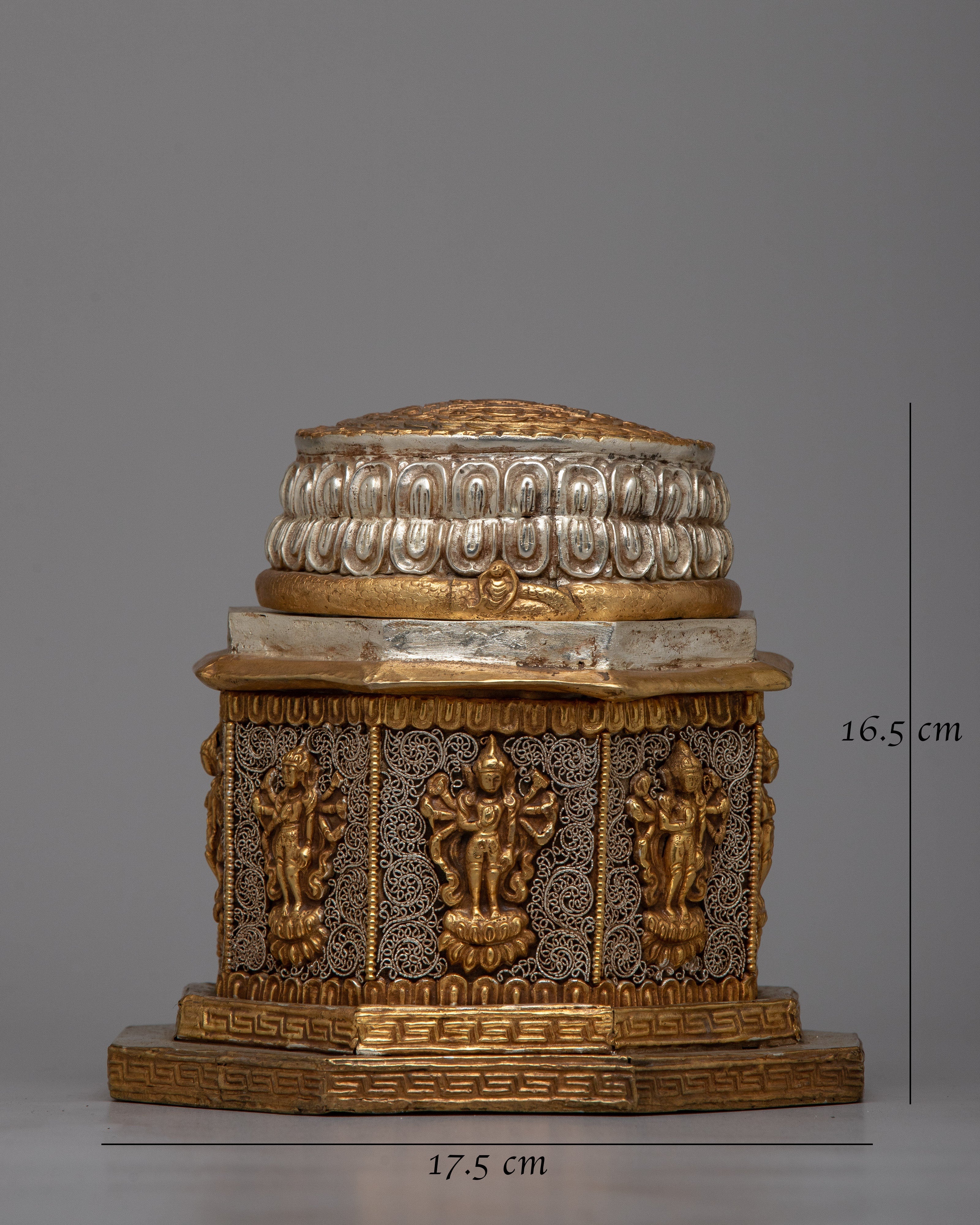 Copper Dharma dhatu Statue | Symbol of Spiritual Wisdom and Enlightenment