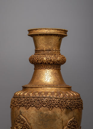 Auspicious Flower Vase Pair | Elevate Your Home with Spiritual Blessings