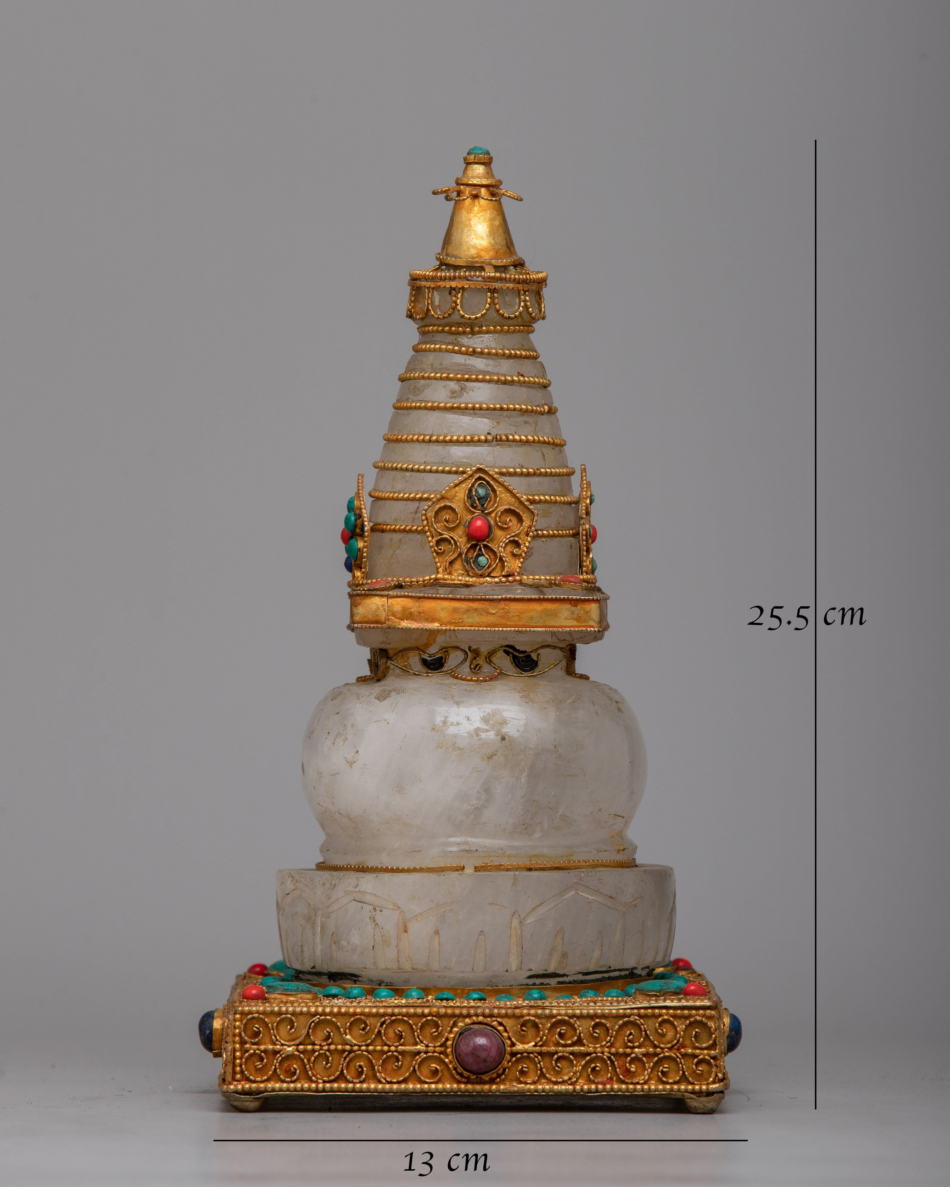 Buddhist Crystal Stupa | Elevating Your Spiritual Practice with Sacred Beauty
