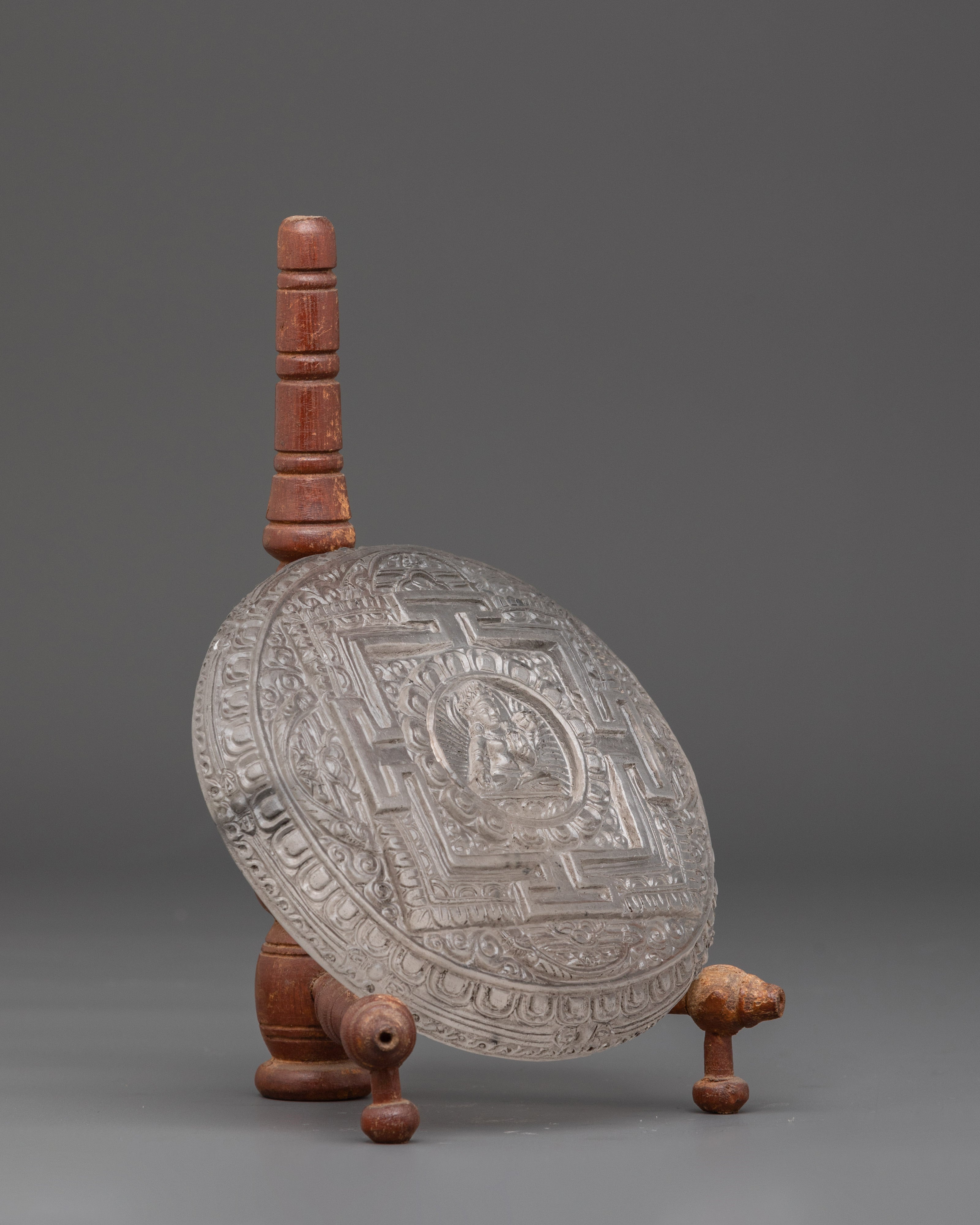 Mandala with Stand | Ganesh Himal Crystal Decor