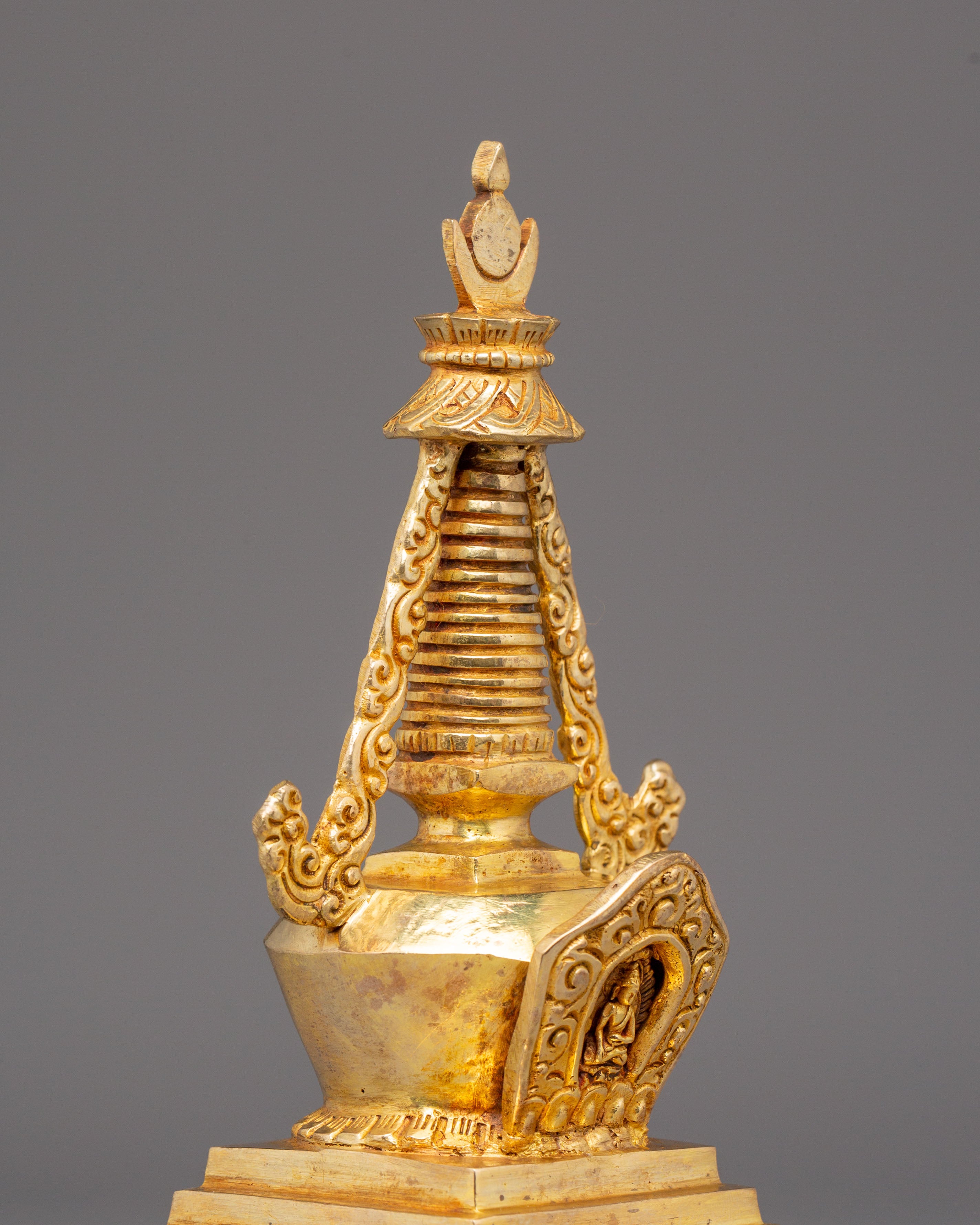 Handmade Himalayan Buddhist Stupa | Sacred Tibetan Stupa