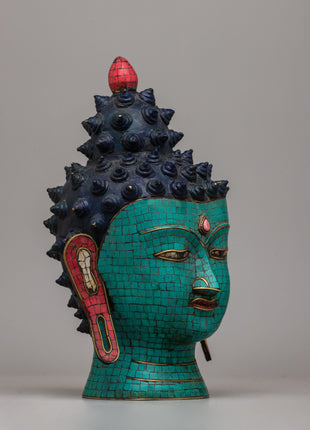Buddha Head Bust | Symbol of Serenity and Spiritual Wisdom