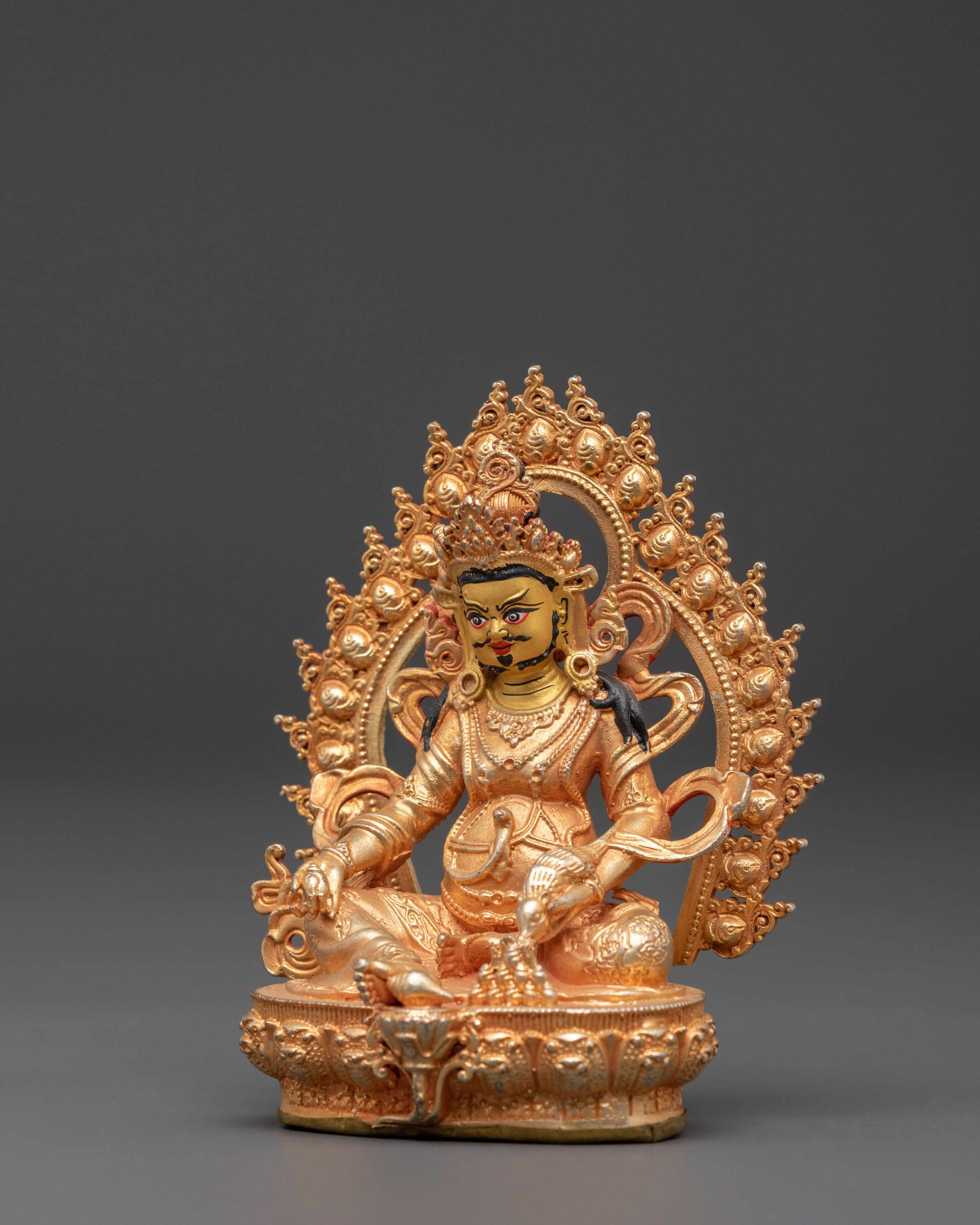 The Symbol of Abundance Dzambhala | Tibetan Wealth Deity Statue