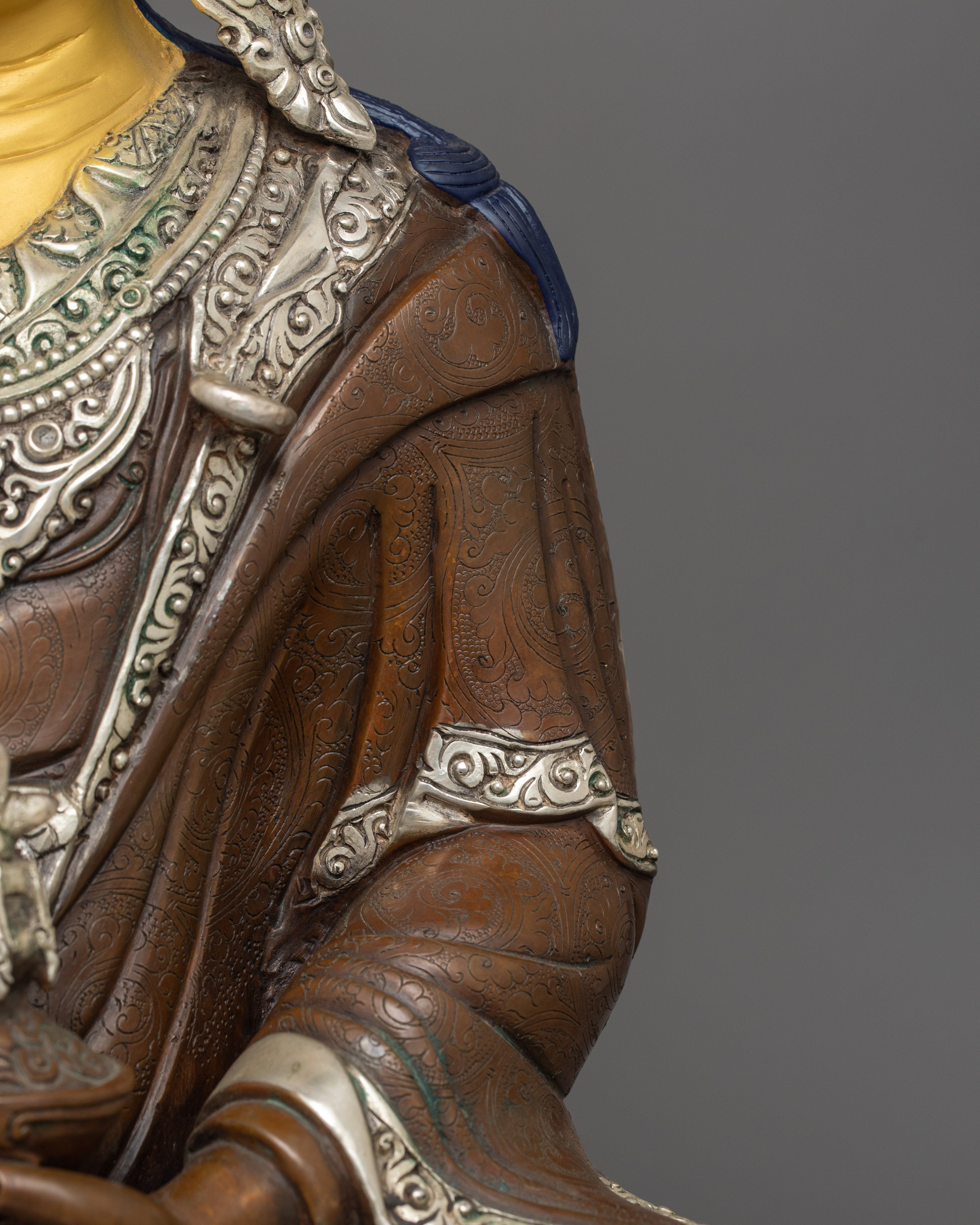 Sacred Statue of Lotus-Born Guru Rinpoche | Buddha of Wisdom and Spiritual Power