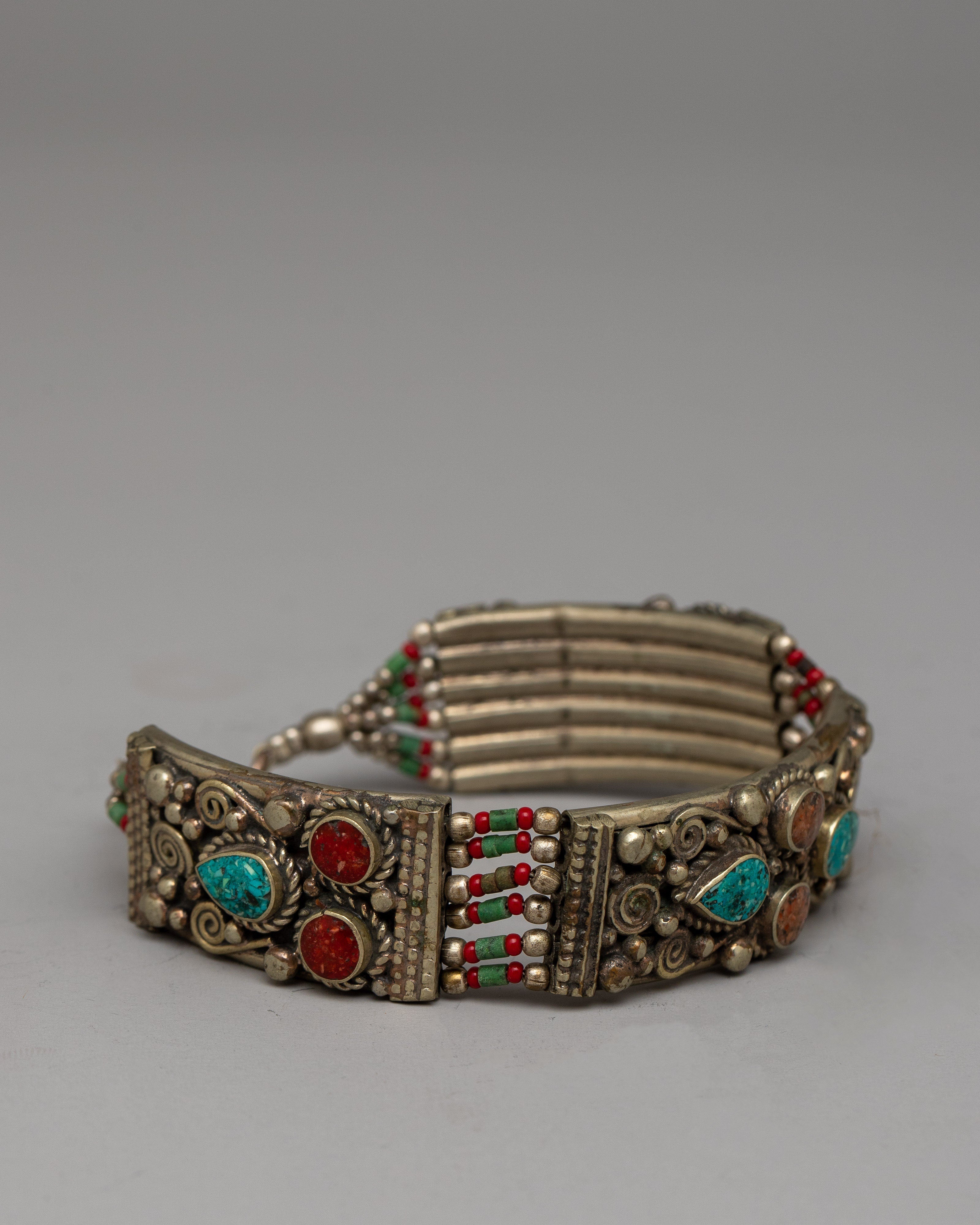 Tibetan Stone Bracelet | Infused with Spiritual Essence and Timeless Beauty